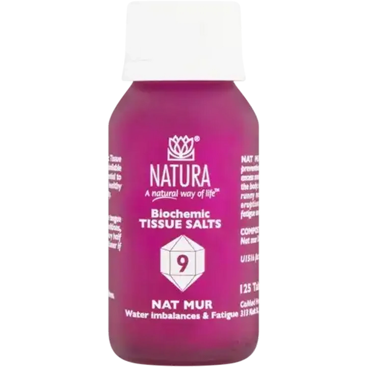 Image of Natura Biochemic No. 9 Tissue Salts Tablets 125 Pack