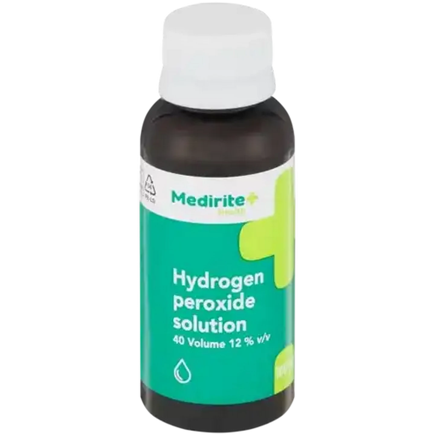 Image of MediRite Health 40 Volume Hydrogen Peroxide Solution 100ml