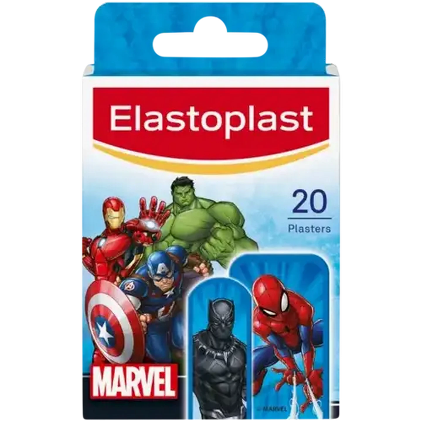 Image of Elastoplast Marvel Plasters 20 Pack