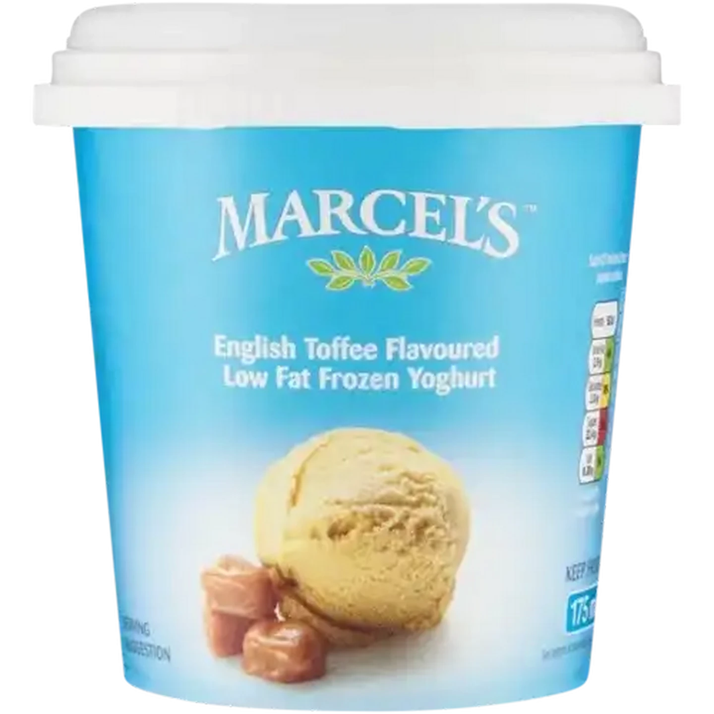 Image of Marcel's English Toffee Flavoured Low Fat Frozen Yoghurt 175ml