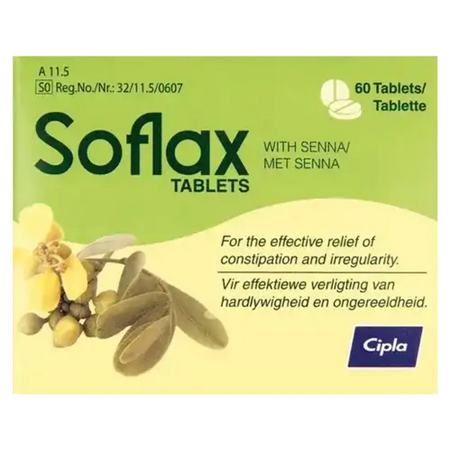 Image of Soflax Sennoside Tablets 60 Pack