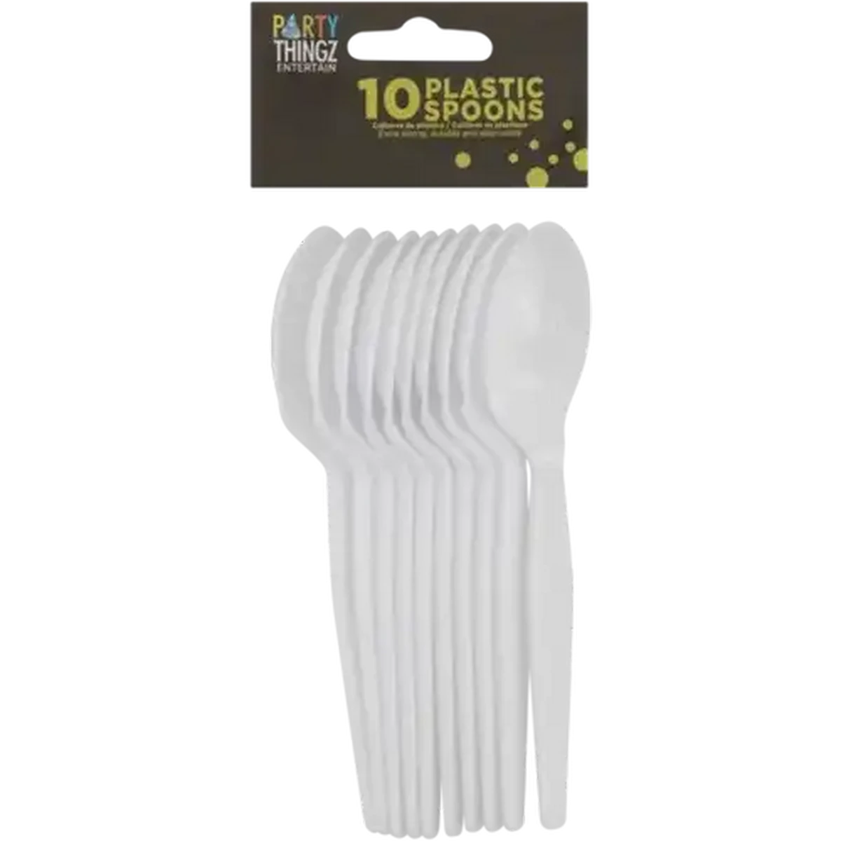 Checkers Sixty60 | Party Thingz White Plastic Spoons 10-Pack