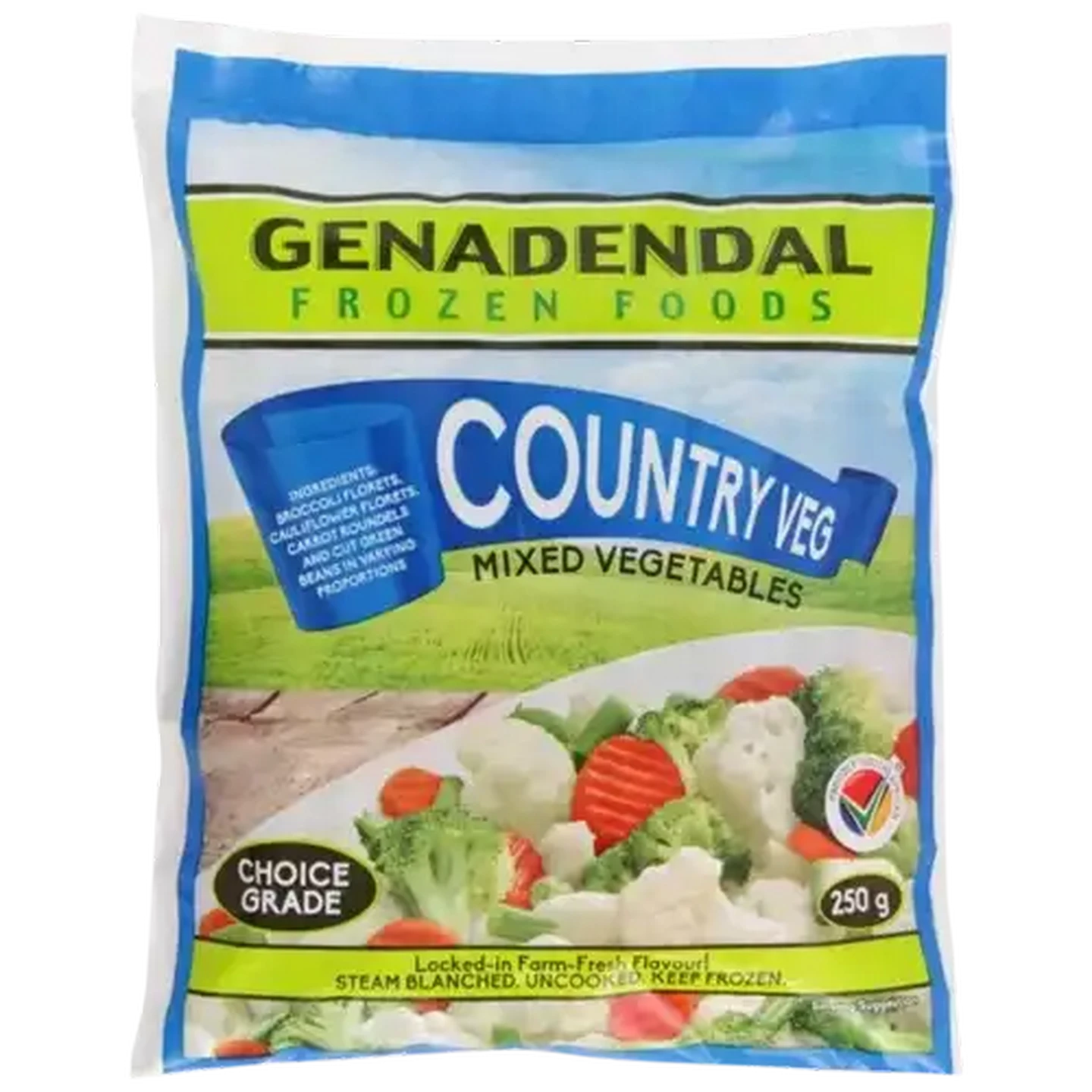 Image of Genadendal Frozen Foods Country Veg Mixed Vegetables 250g