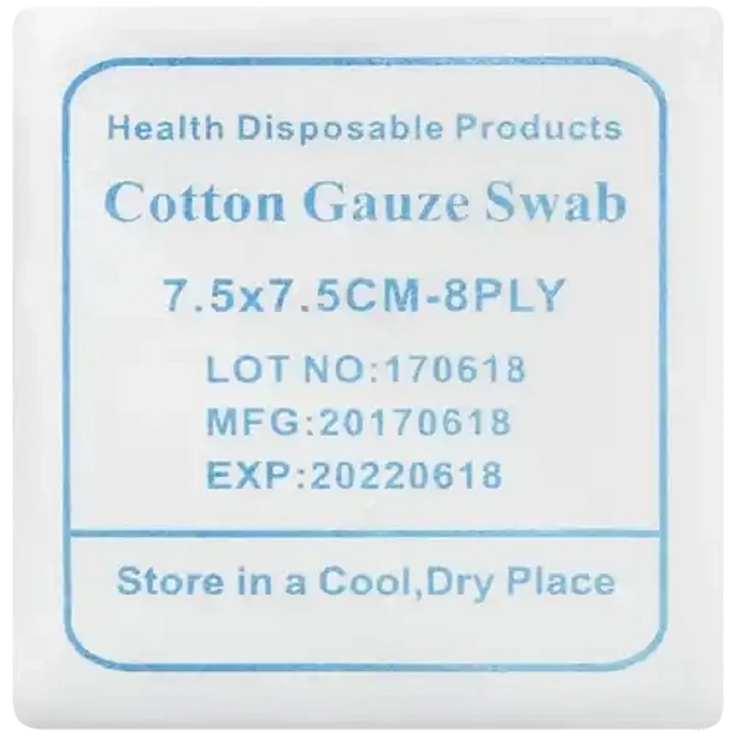 Image of Medirite Non-Sterile 75mm Gauze Swabs 100 Pack