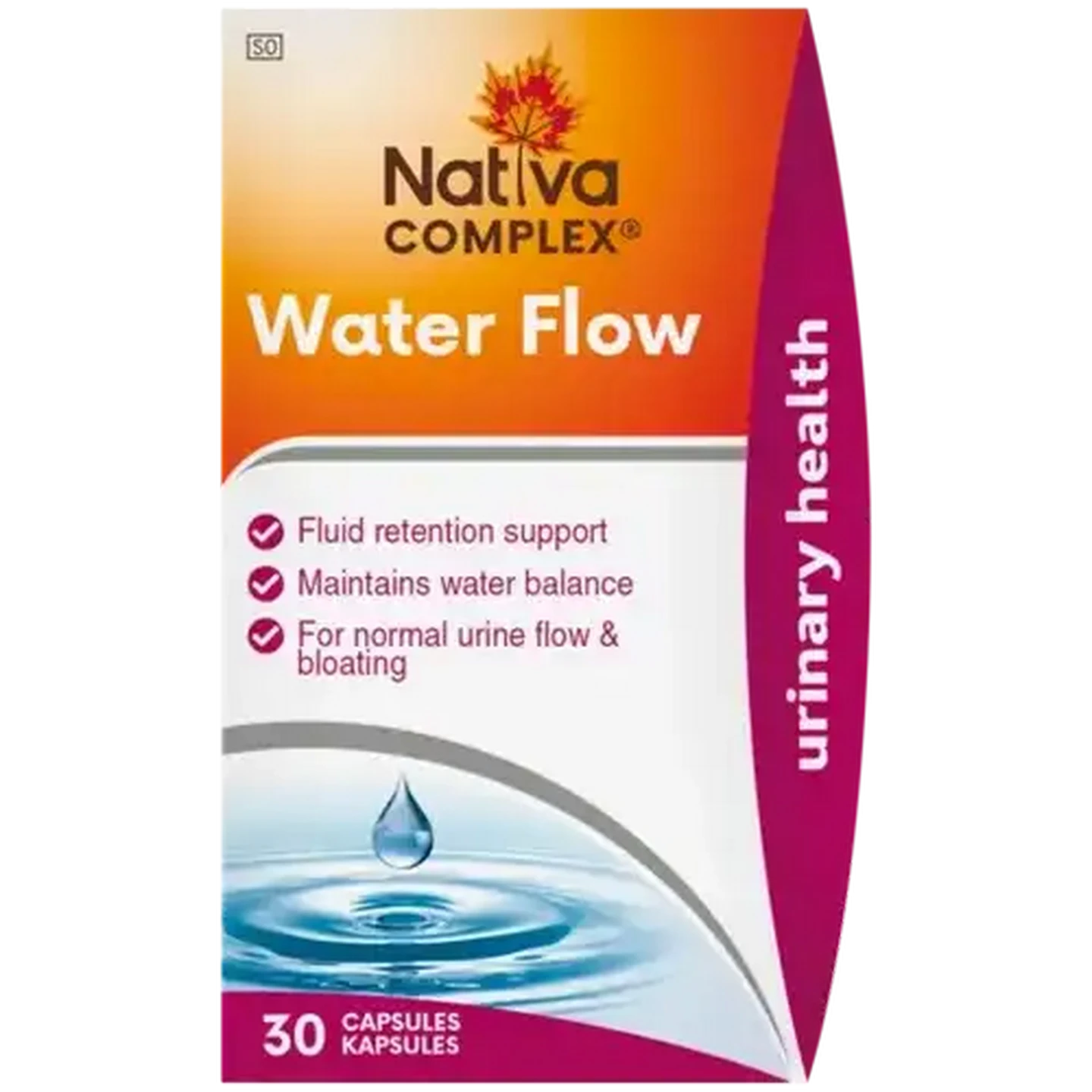 Image of Nativa Complex Water Flow Capsules 30 Pack