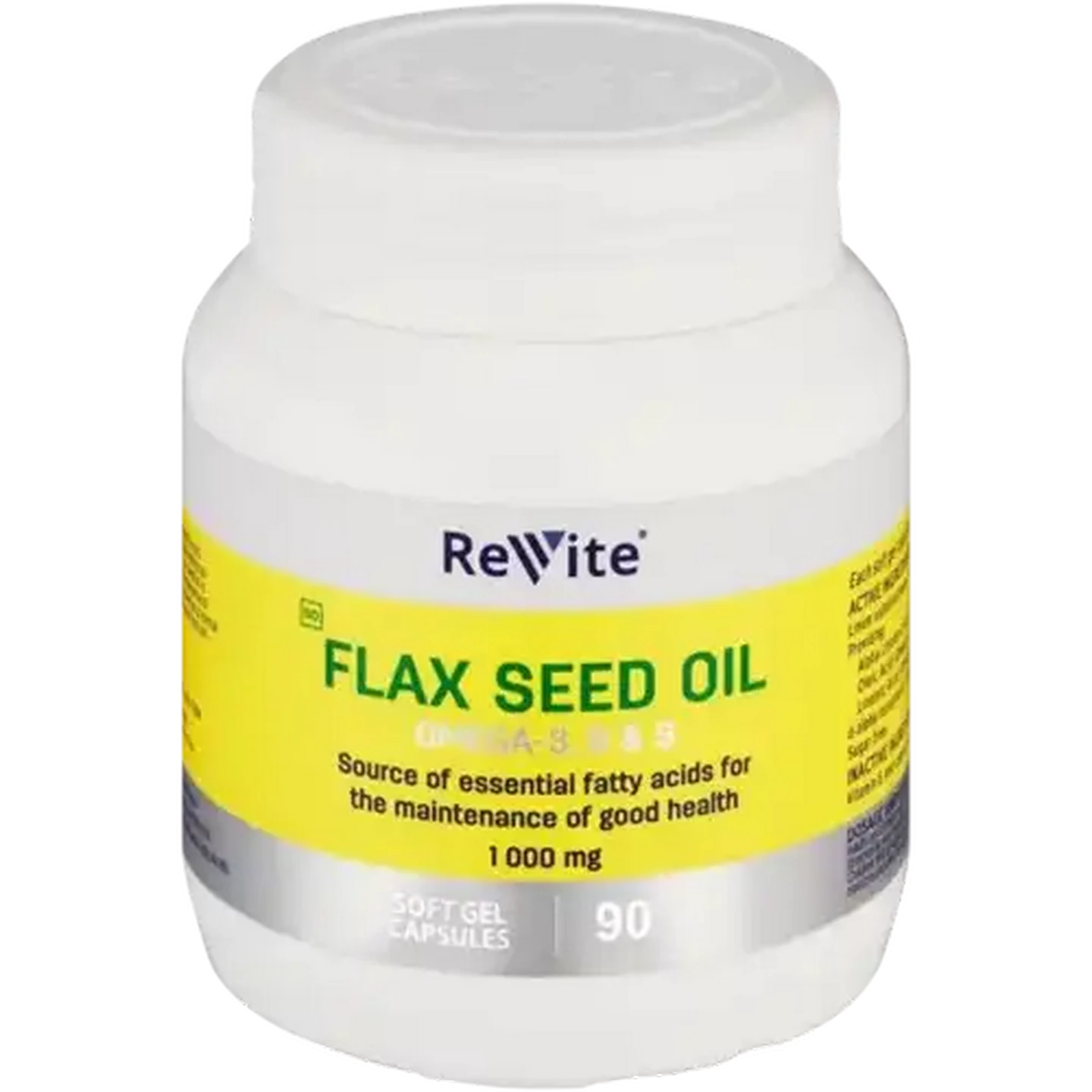 Checkers Sixty60 | Revite 1000mg Flax Seed Oil Softgel Capsules 90