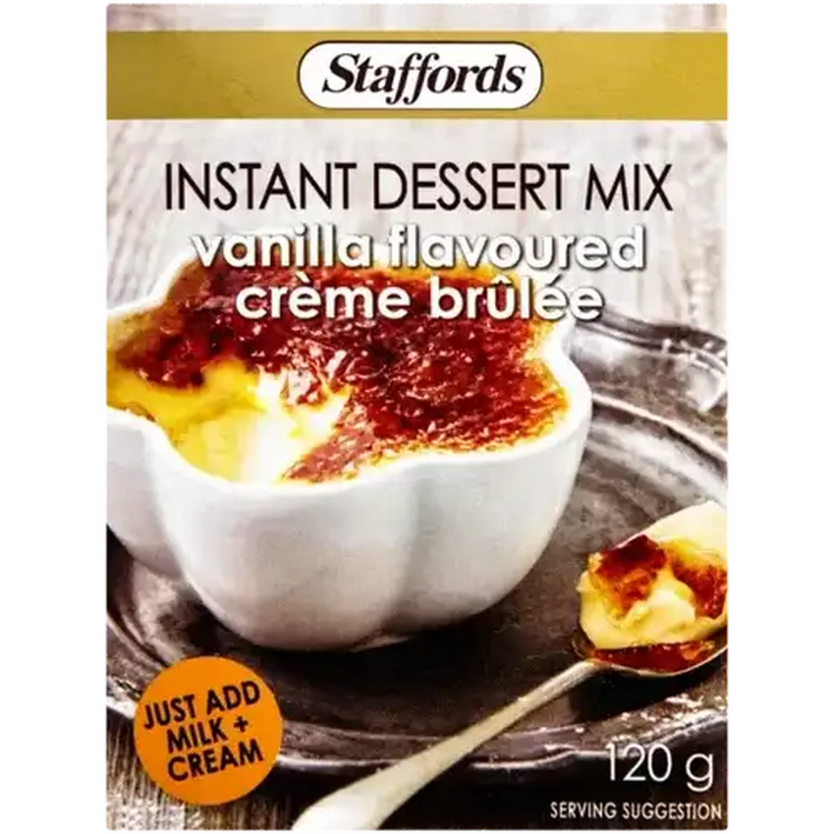 Checkers Sixty60 | Staffords Vanilla Flavoured Crème Brûlée
