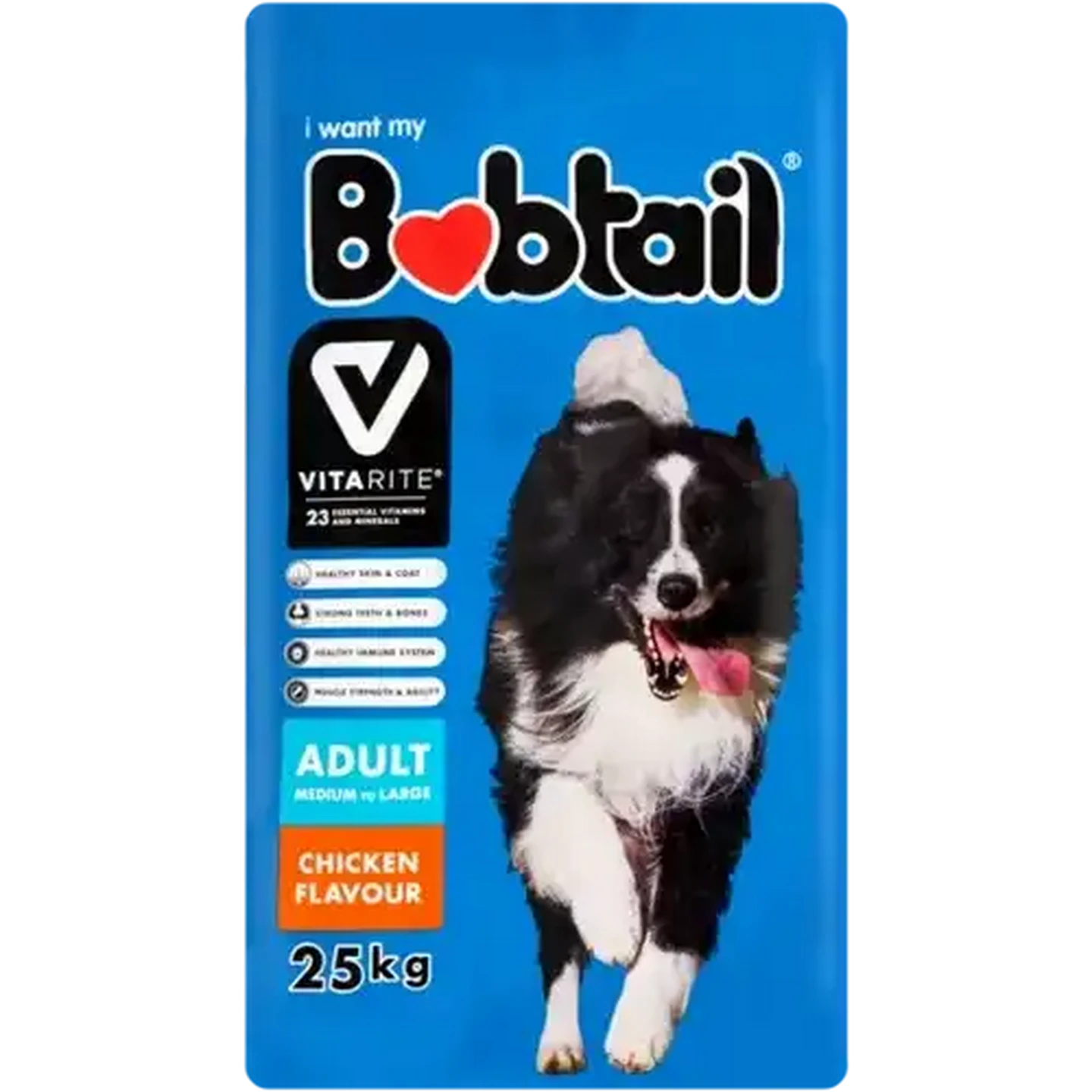 Checkers Sixty60 | Bobtail Chicken Flavoured Adult Dog Food 25kg