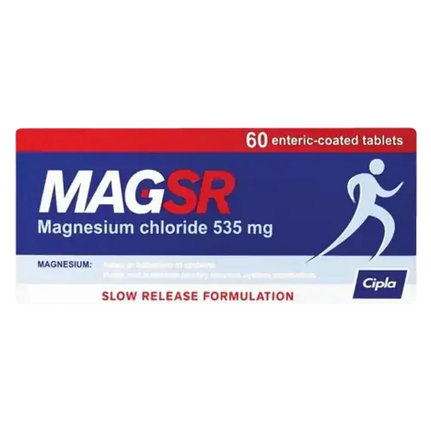 Image of Cipla Mag SR Magnesium Chloride 535mg Tablets 60 Pack