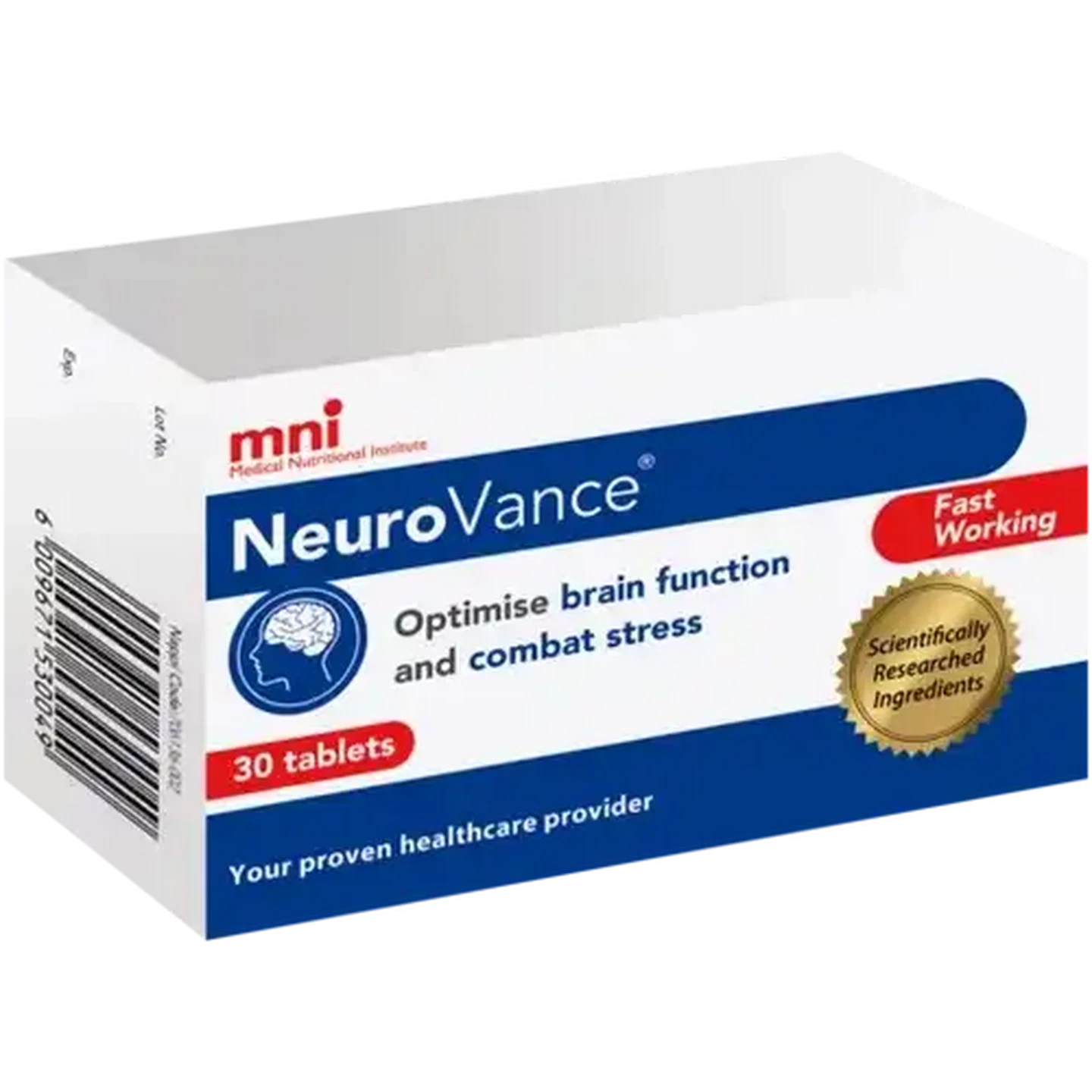 Image of NeuroVance Brain Supplement Capsules 30 Pack