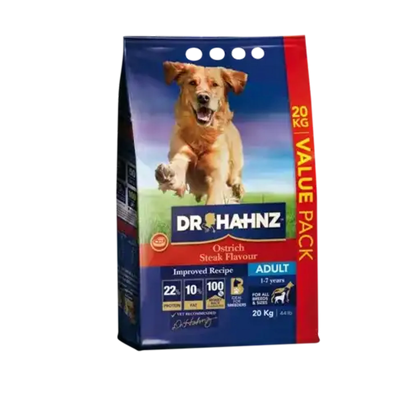 Checkers Sixty60 | Dr Hahnz Ostrich Steak All Breed Dog Food 20kg