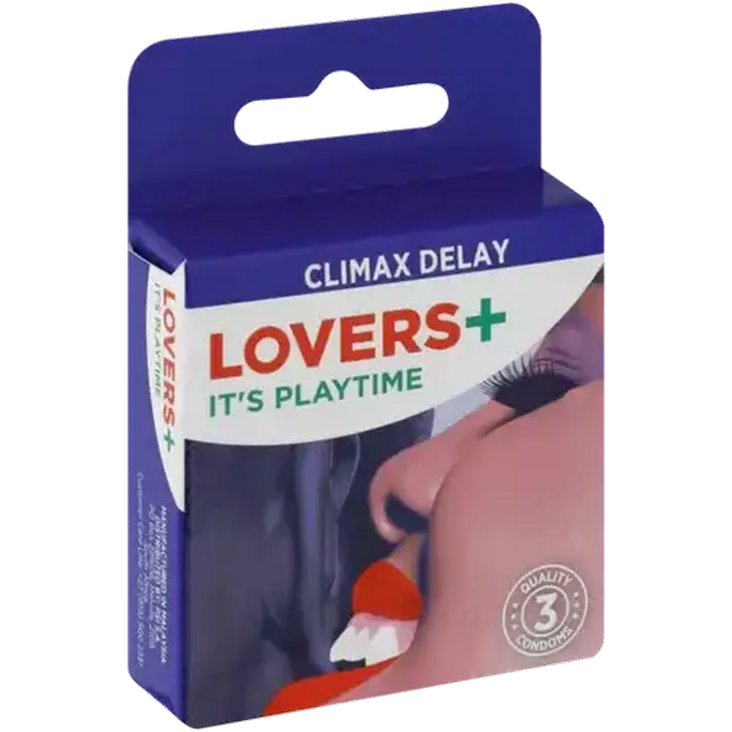 Image of Lovers Plus Climax Delay Condoms 3 Pack