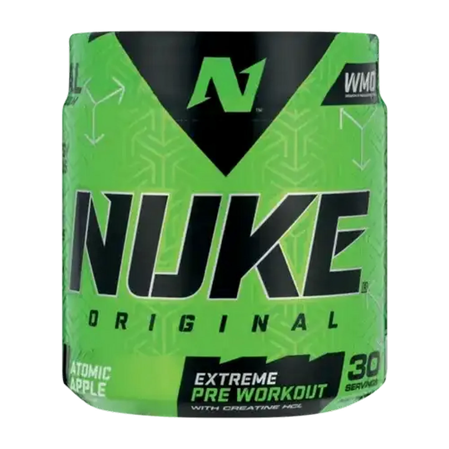 Image of NutriTech Nuke Original Atomic Apple Flavoured Extreme Pre Workout Powder 240g