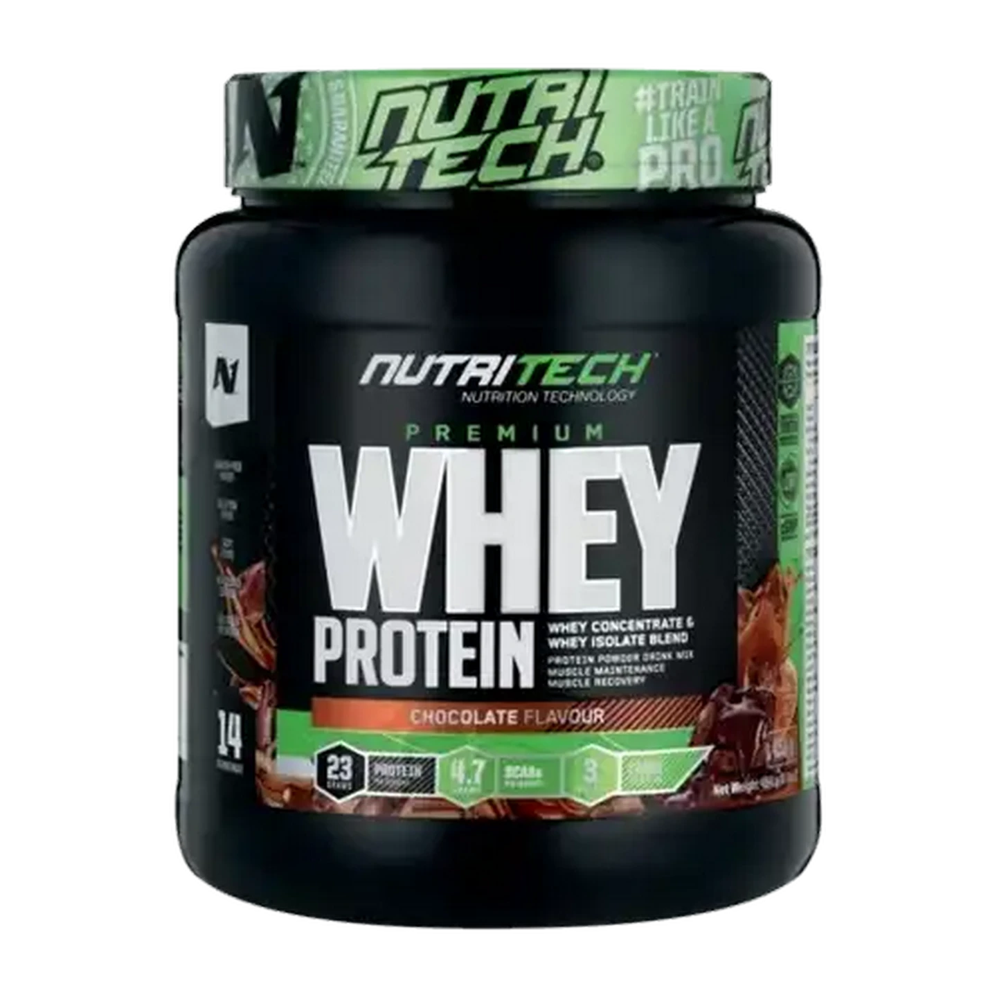 Image of NutriTech Chocolate Flavoured Whey Protein 454g
