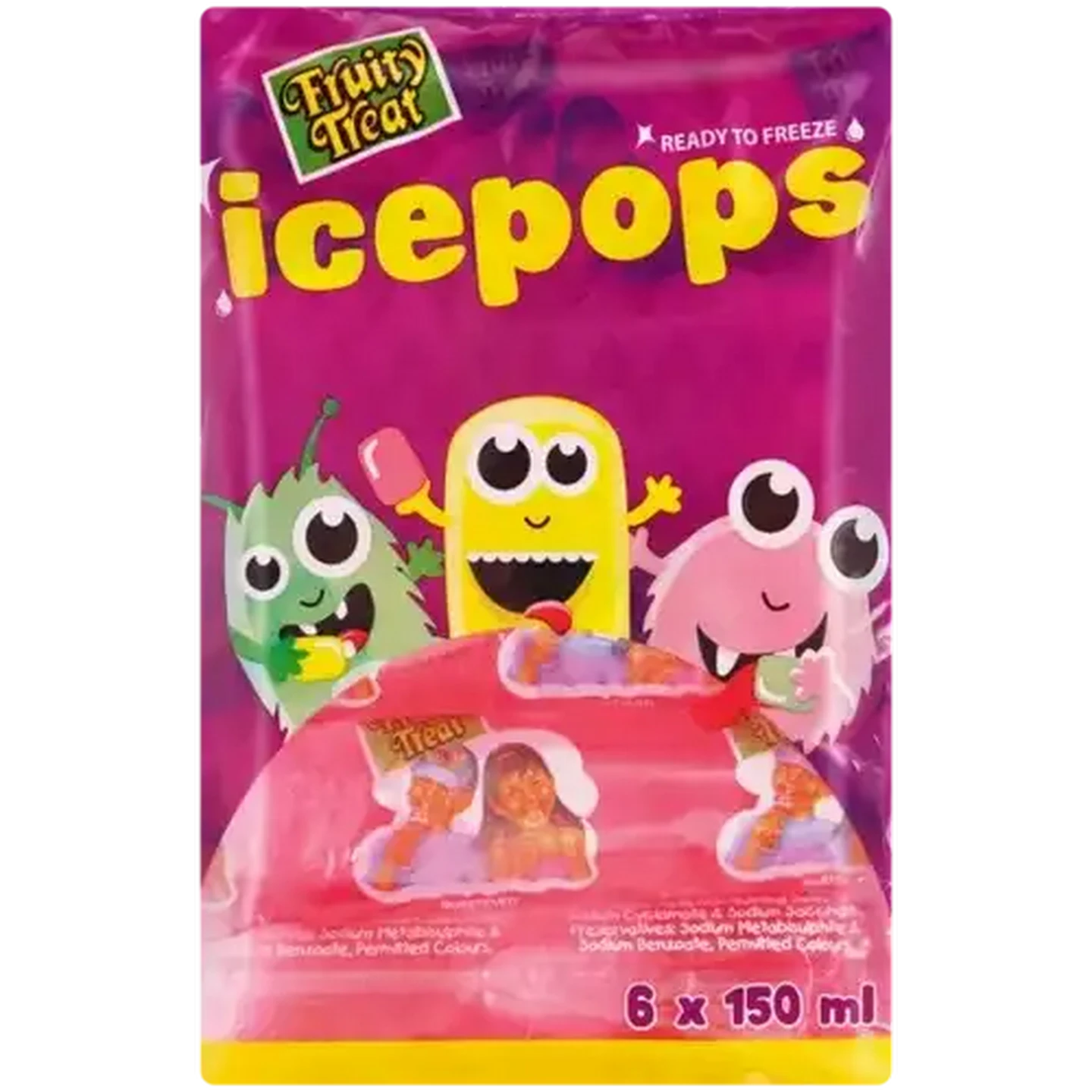 Image of Fruity Treat Guava Icepops 6 Pack
