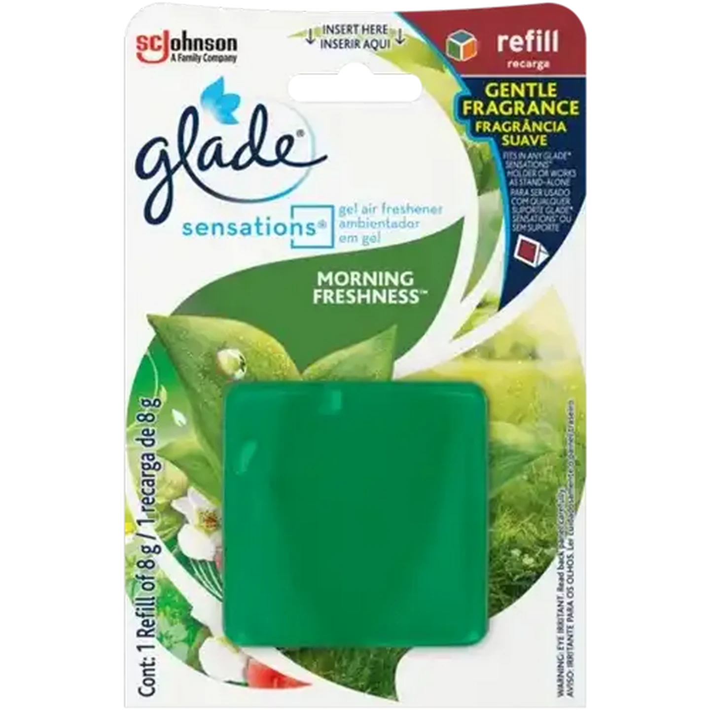 Image of Glade Morning Fresh Scented Air Freshener Gel Refill 8g