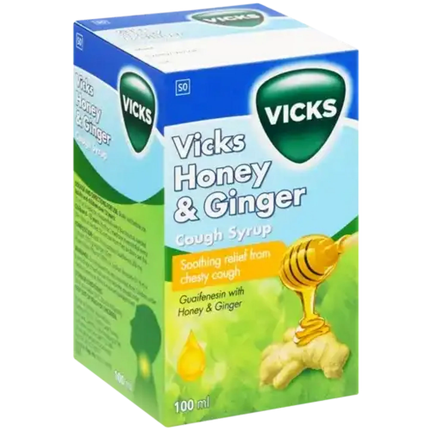 Image of Vicks Honey & Ginger Cough Syrup 100ml