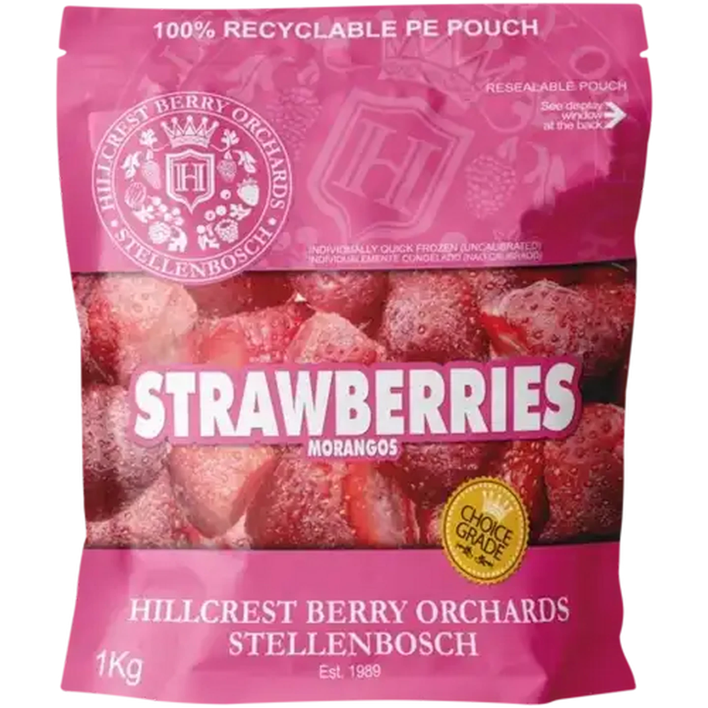 Checkers Sixty60 | Hillcrest Berry Orchards Frozen Strawberries 1kg
