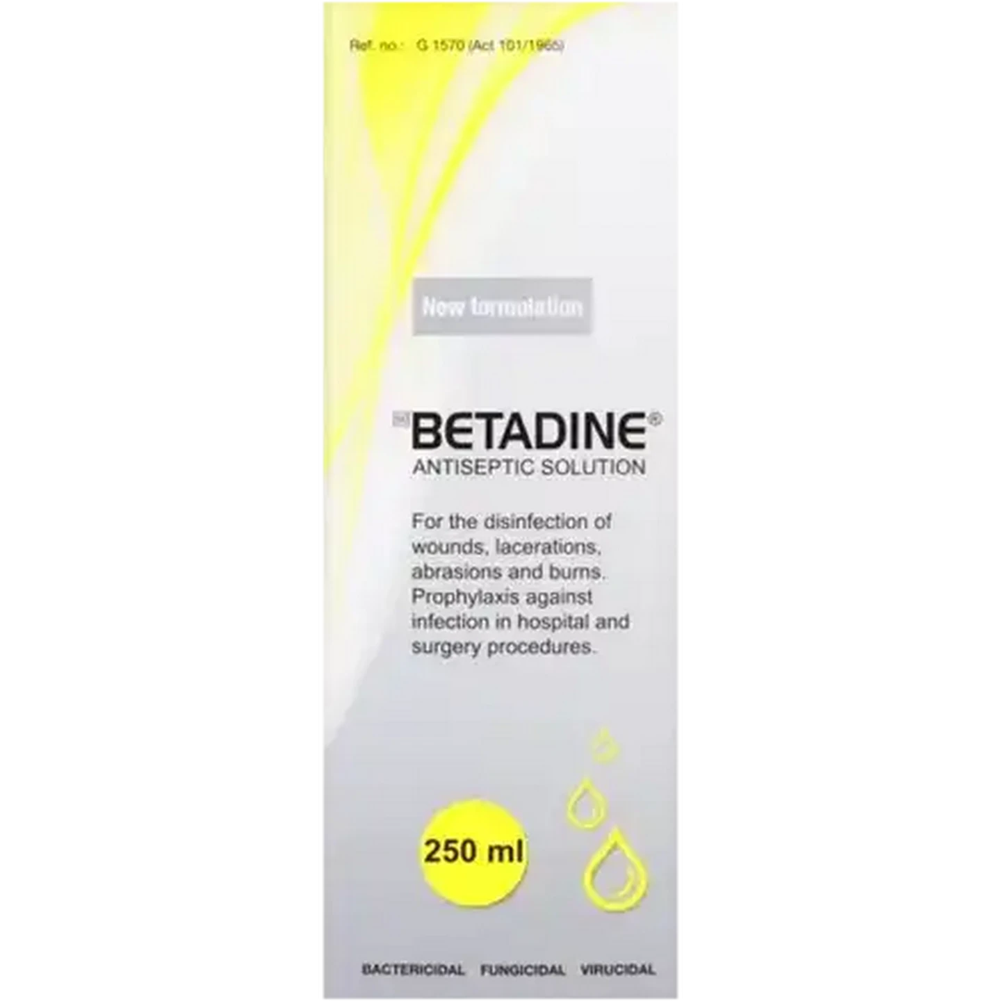 Image of Betadine Antiseptic Solution 250ml