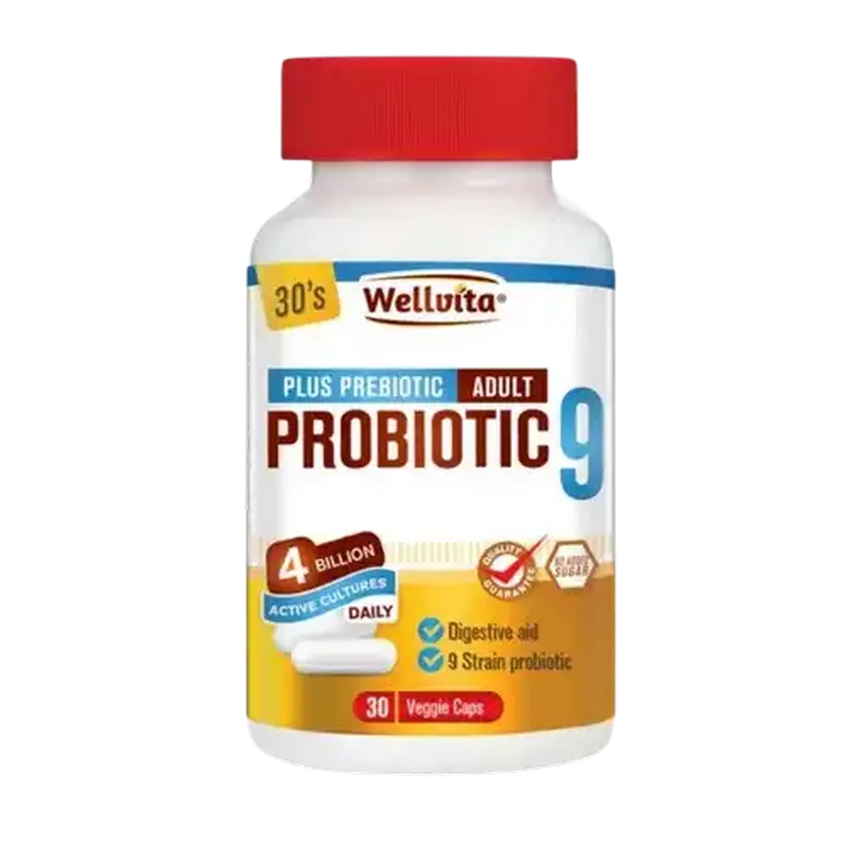 Checkers Sixty60 | Wellvita Adult Probiotic 9 Strain Capsules 30 Pack