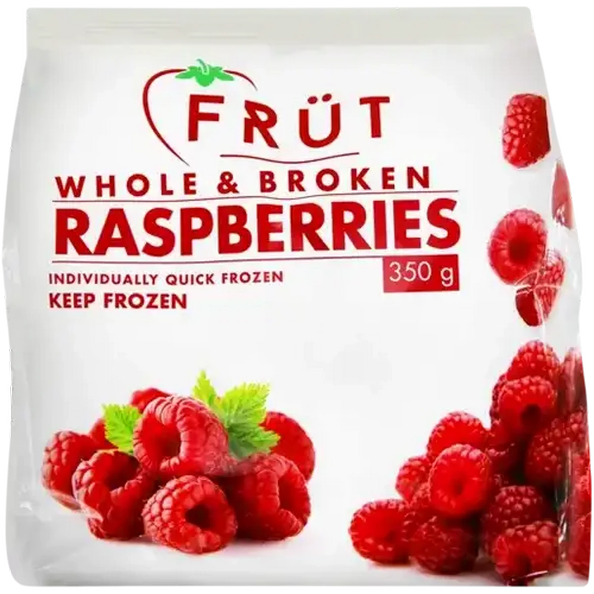 Checkers Sixty60 | Früt Frozen Whole And Broken Raspberries Bag 350g