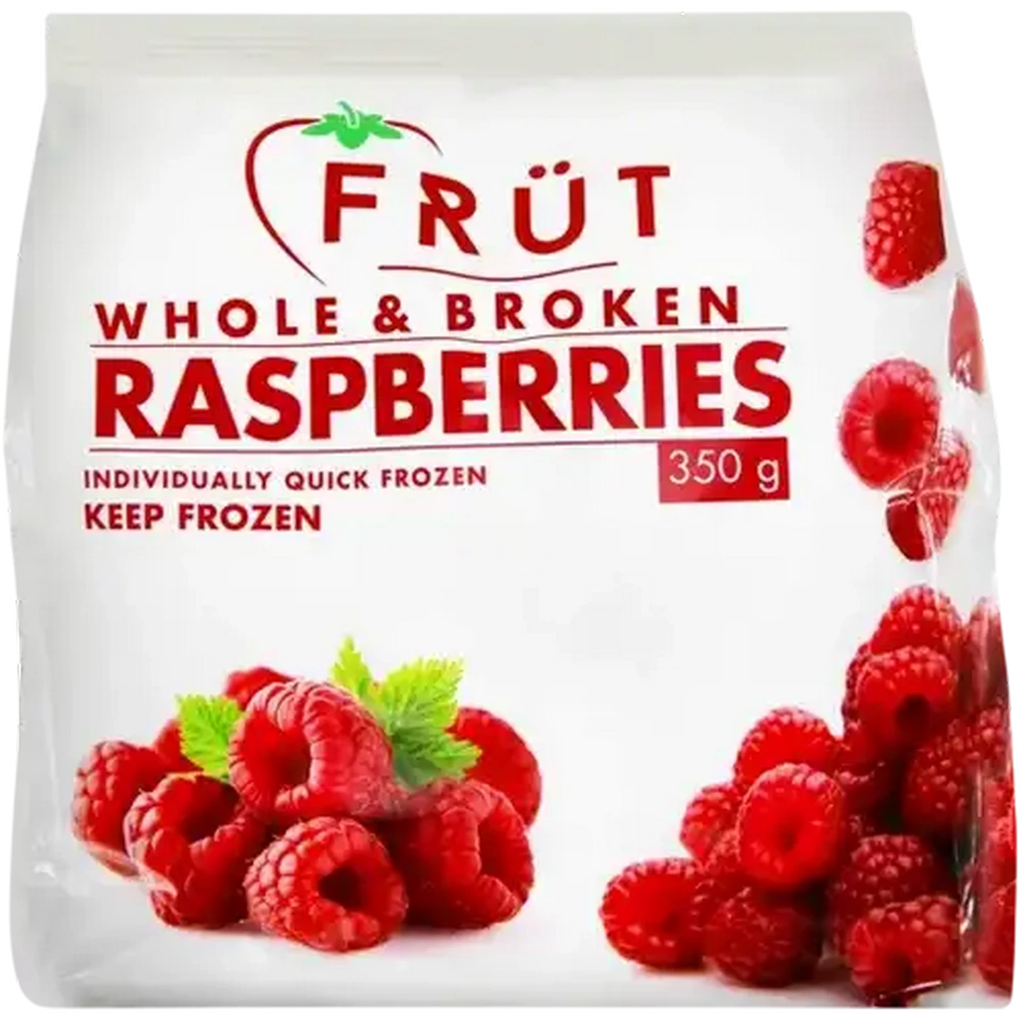 Checkers Sixty60 | Früt Frozen Whole And Broken Raspberries Bag 350g