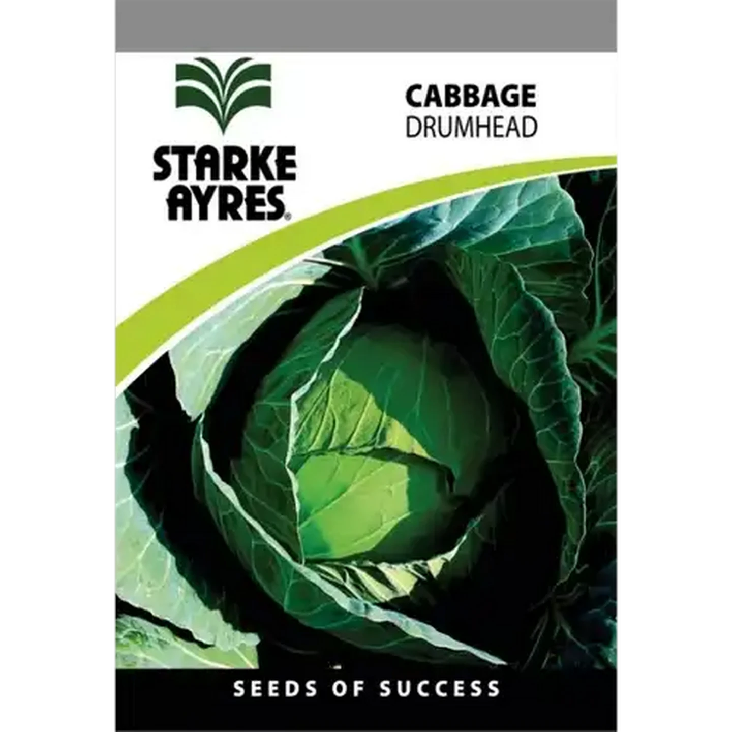 Image of Starke Ayres Drumhead Cabbage Variety Vegetable Seeds