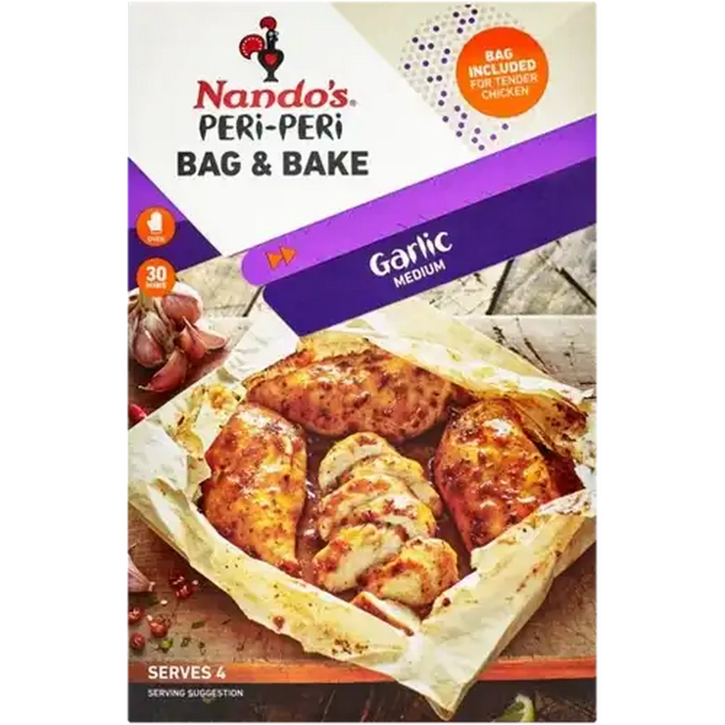 Checkers Sixty60 | Nando's Peri-Peri Bag & Bake Garlic Flavoured