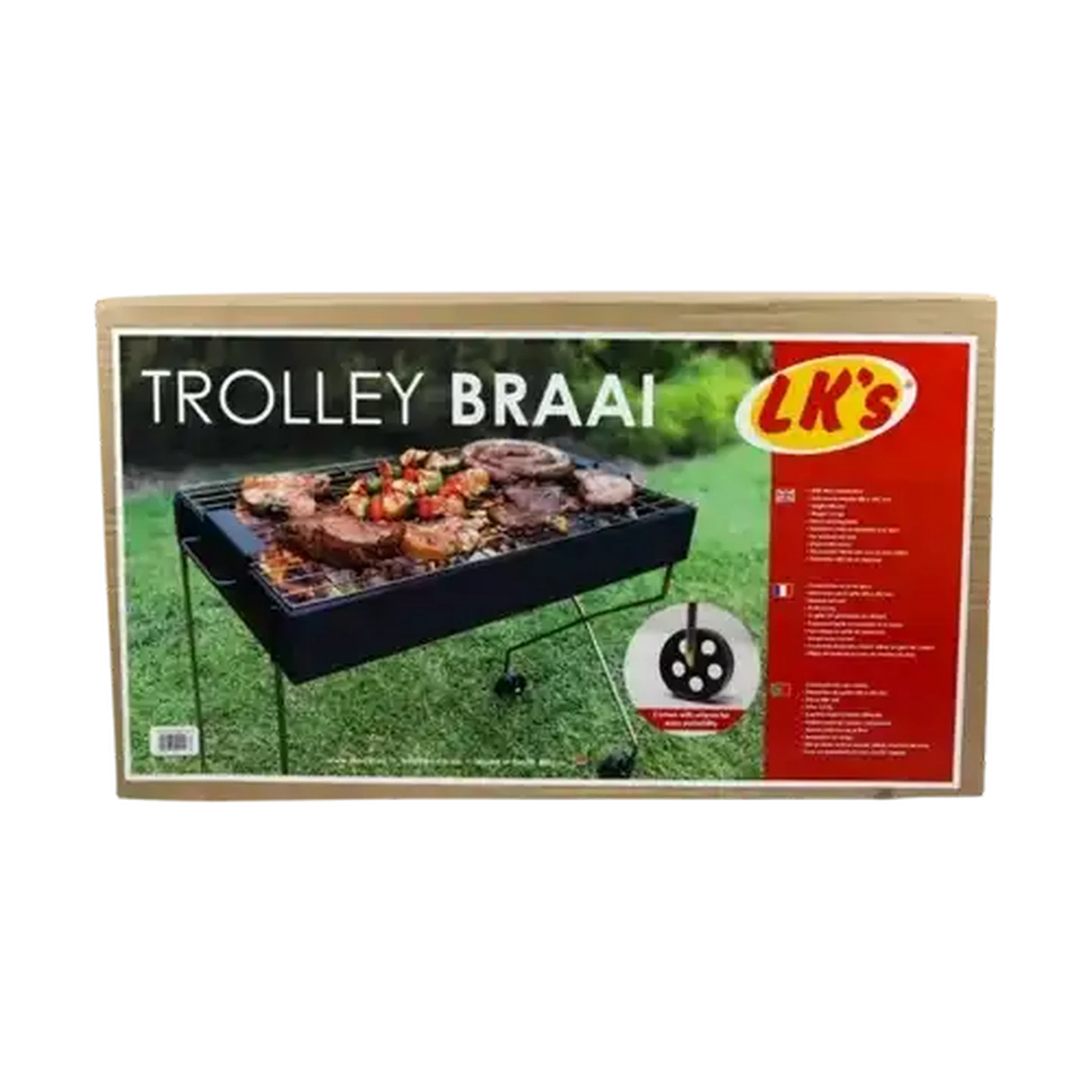 Checkers Sixty60 | LK's Trolley Braai 585mm x 350mm