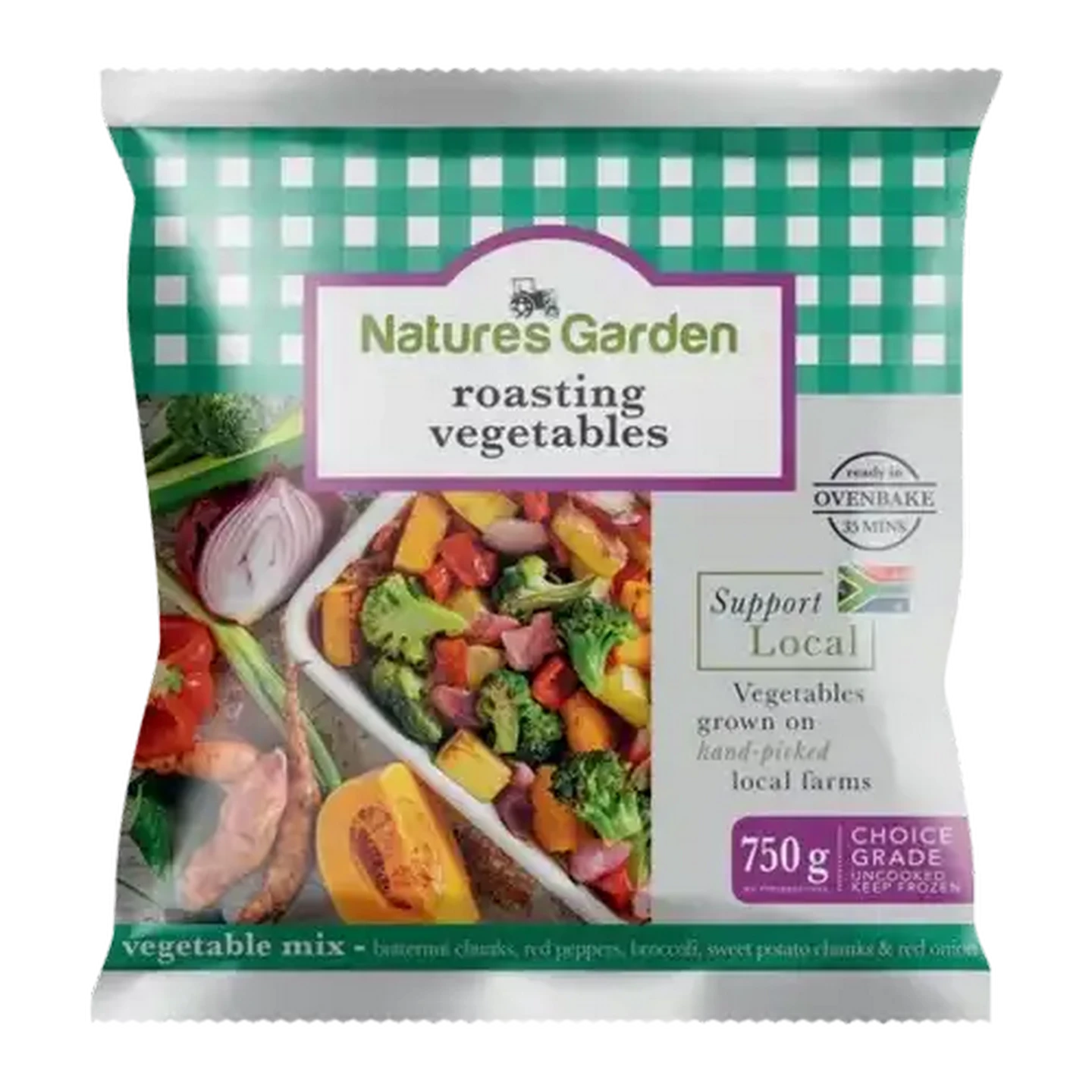 Shoprite ZA | Nature's Garden Frozen Roasting Vegetable Mix 750g