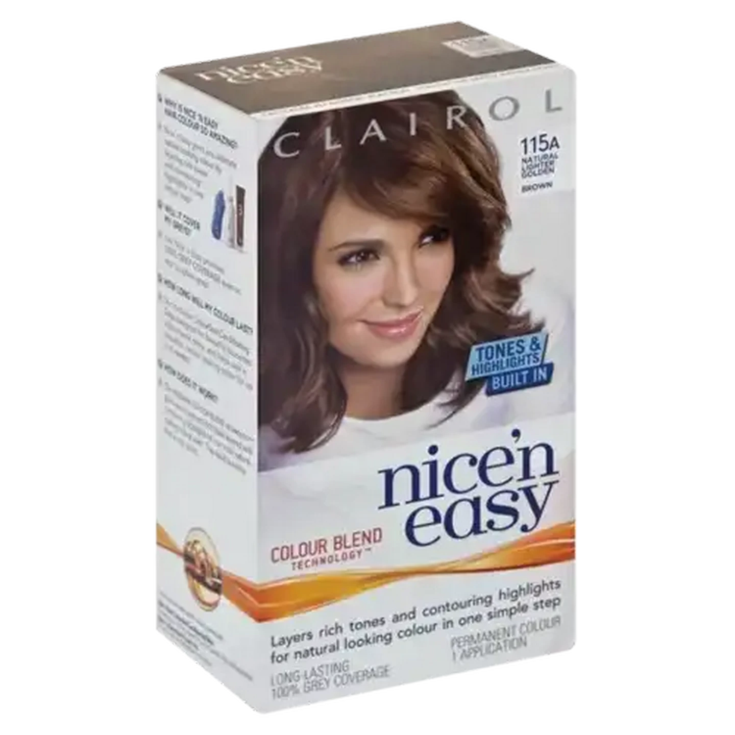 Image of Clairol Nice & Easy Natural Lighter Golden Brown