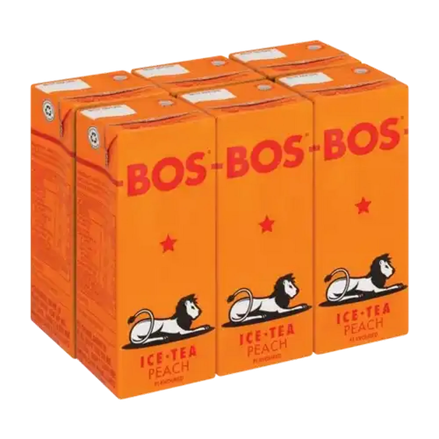 Image of BOS Peach Flavoured RooiBOS Ice Tea 6 x 200ml