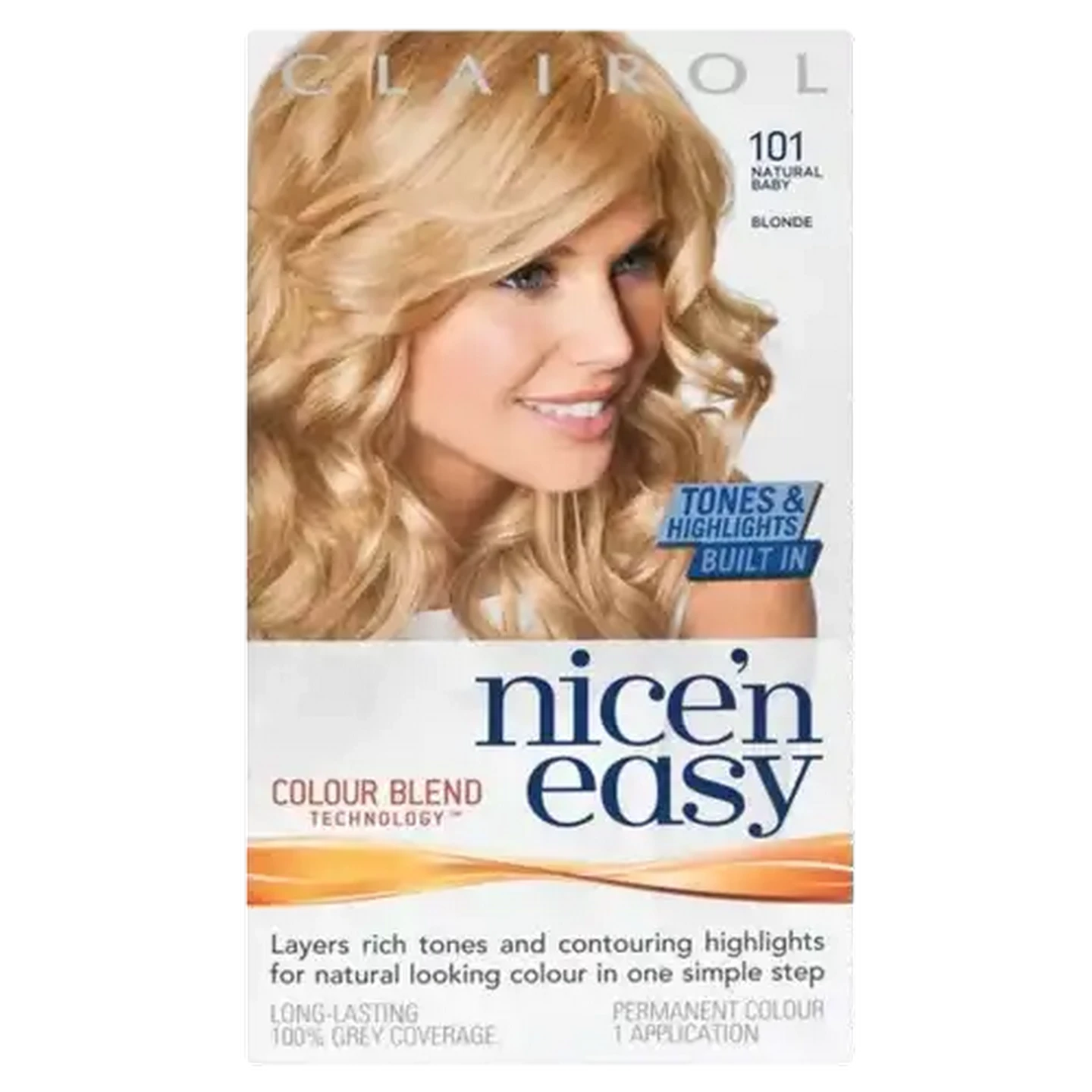 Image of Clairol Nice & Easy Natural Baby Blonde Hair Colour
