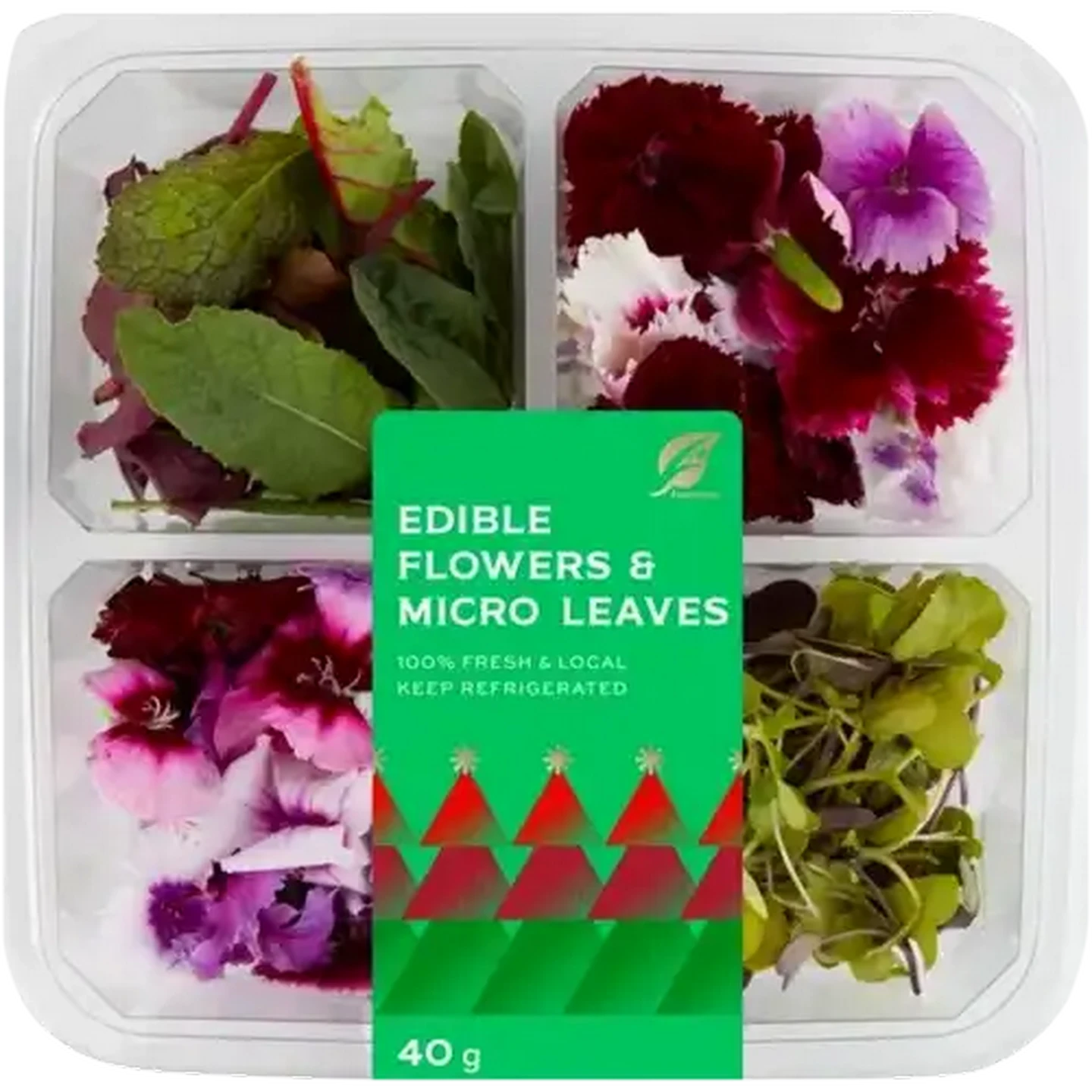 Image of Edible Flowers & Micro Leaves 40g