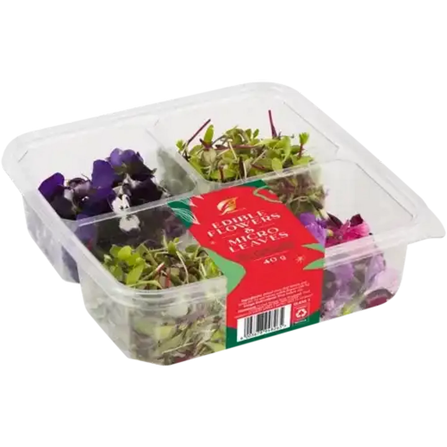 Image of Edible Flowers & Micro Leaves 40g