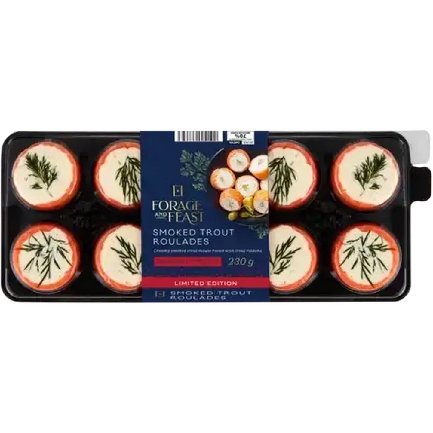 Image of Forage And Feast Smoked Trout Roulades 230g