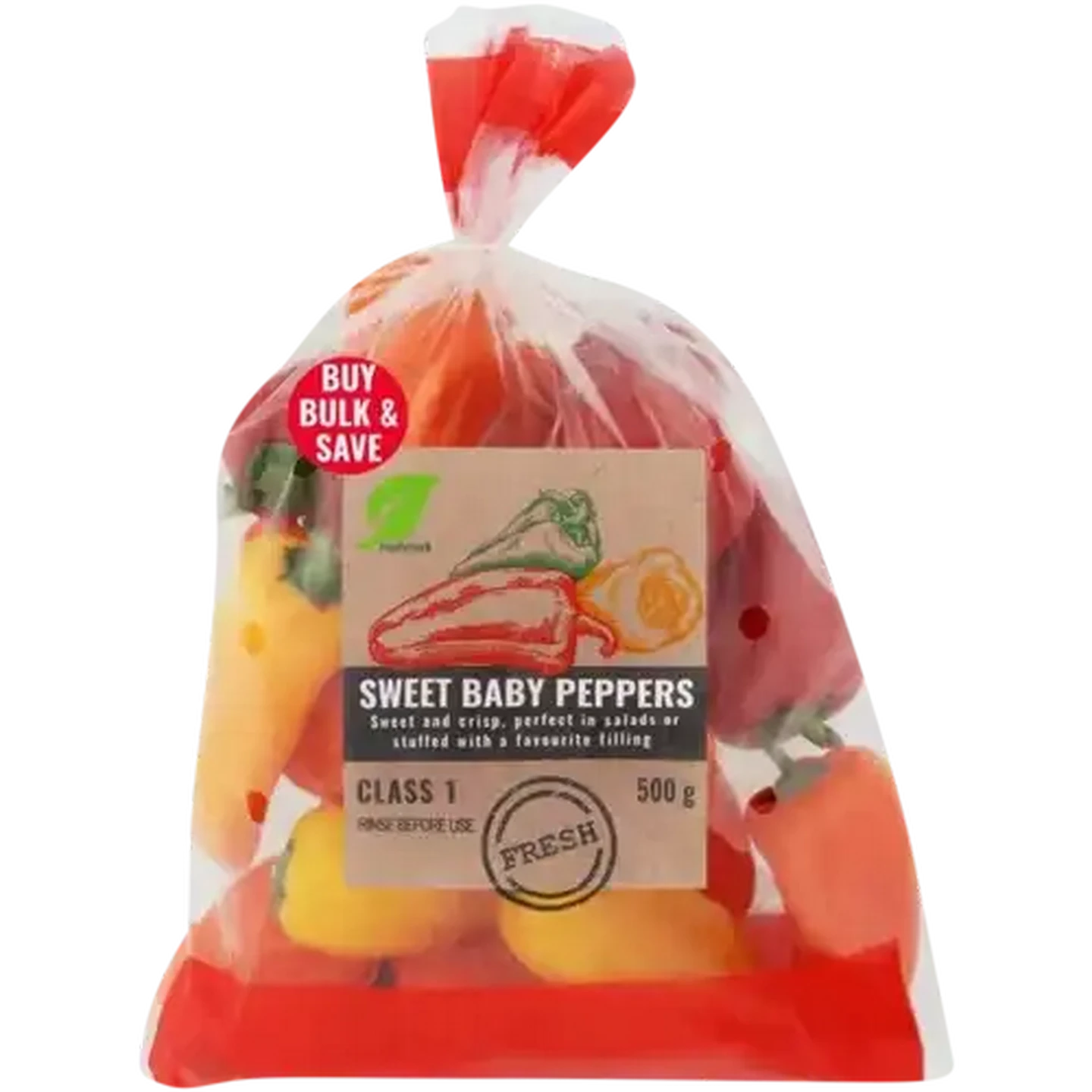 Image of Sweet Baby Peppers 500g