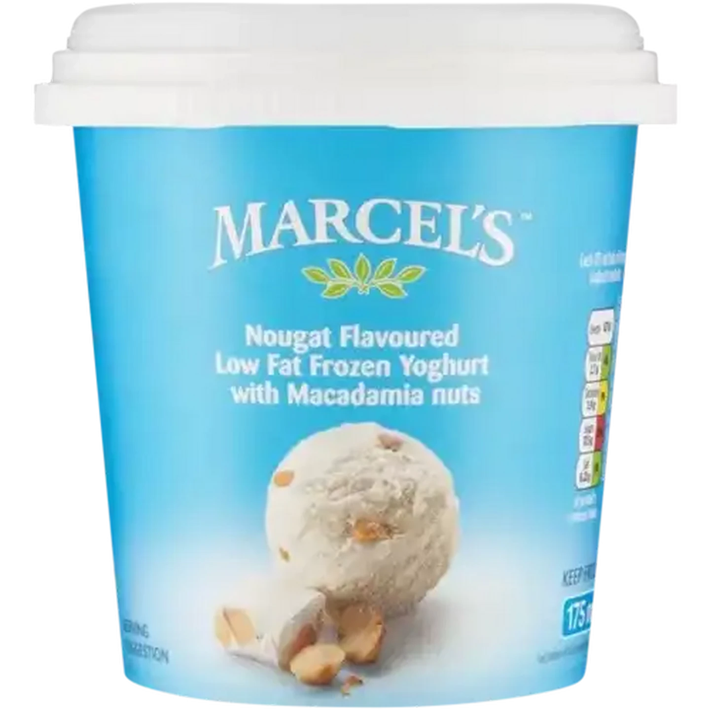 Image of Marcel's Nougat Flavoured Low Fat Frozen Yoghurt 175ml