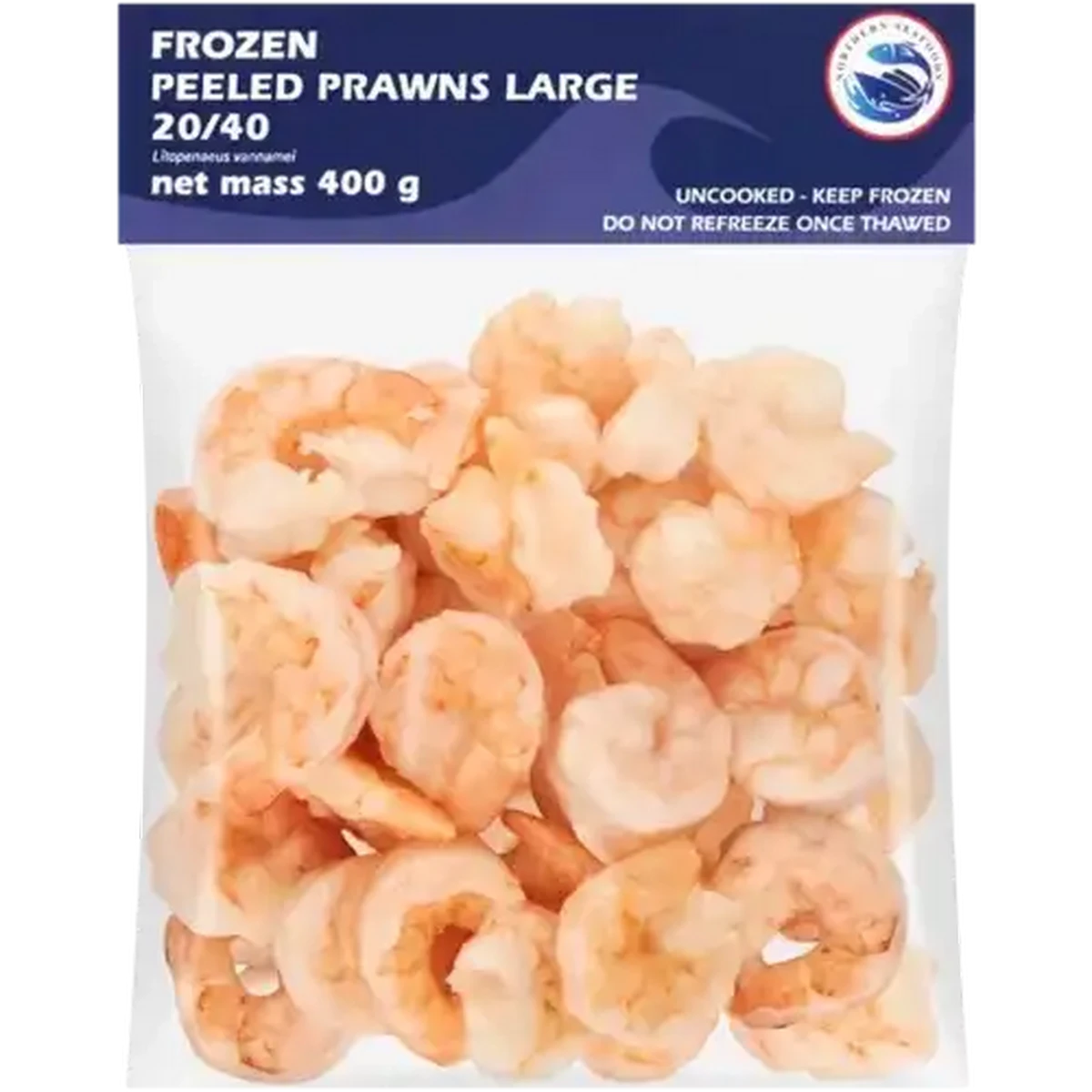 Checkers Sixty60 | Northern Seafoods 20/40 Frozen Peeled Prawns 400g