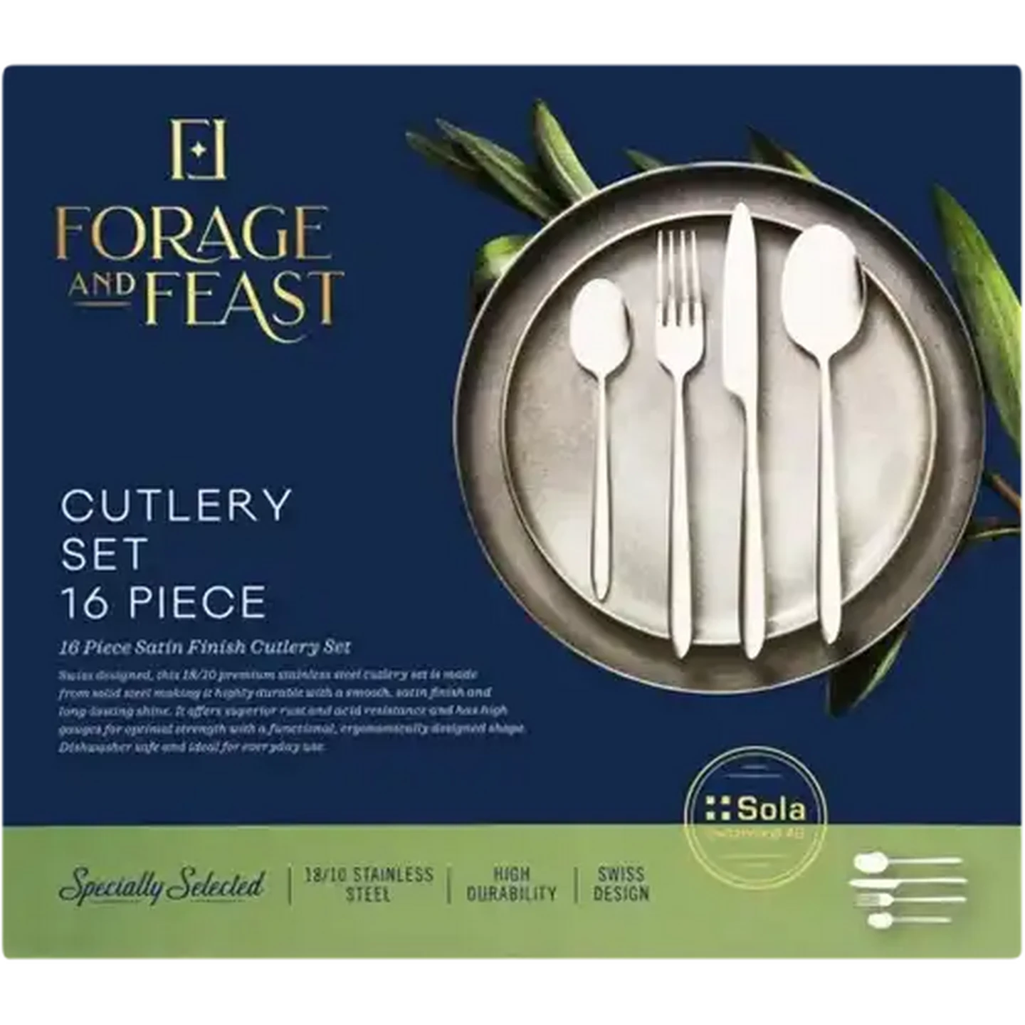 Checkers Sixty60 | Forage And Feast Stainless Steel Cutlery Set 16