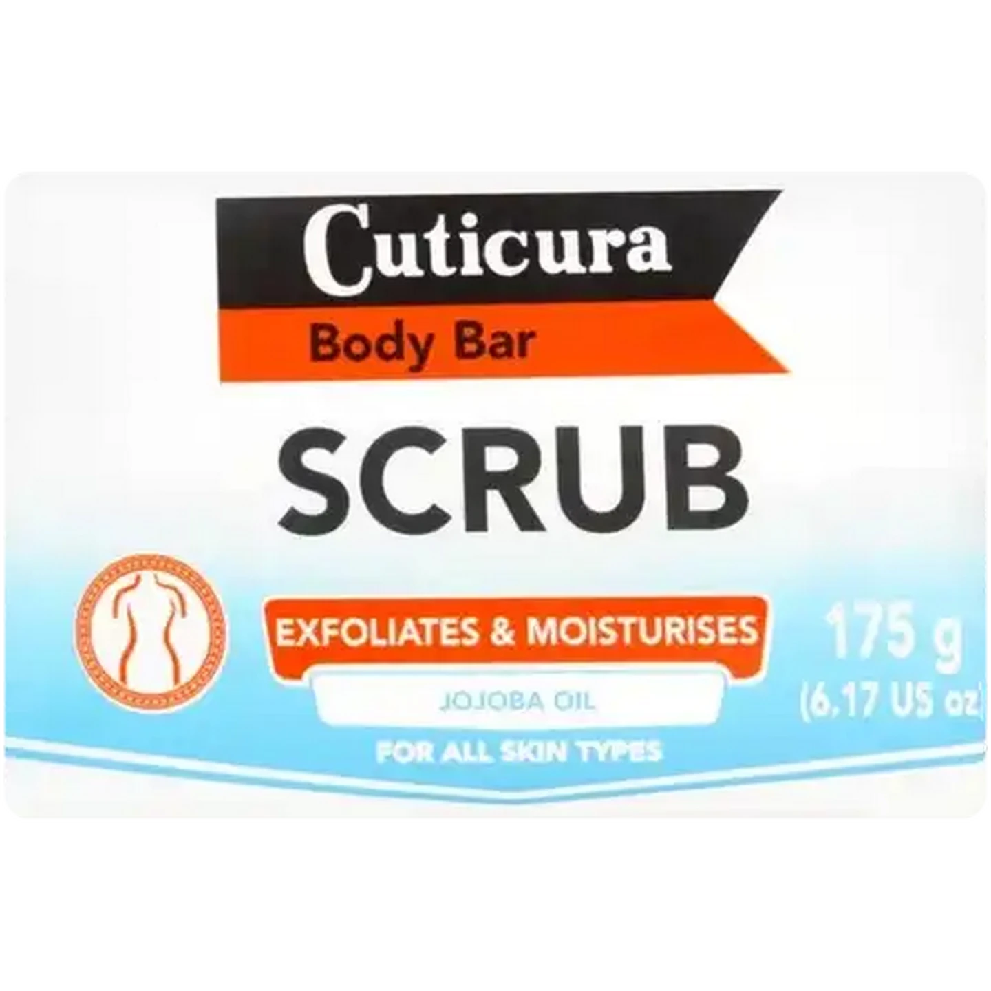 Image of Cuticura Scrub Exfoliates & Moisturises Body Bar 175g