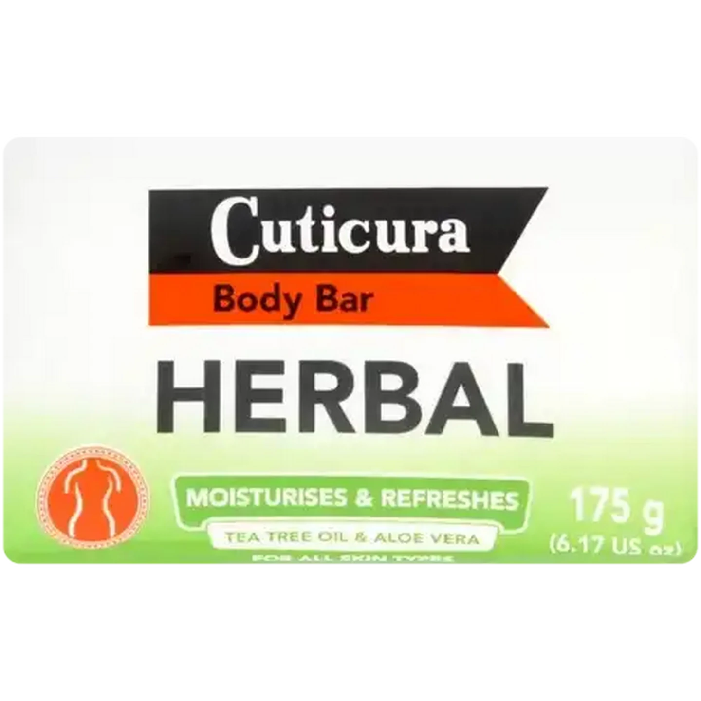 Image of Cuticura Herbal Moisturises & Refreshes Body Bar 175g