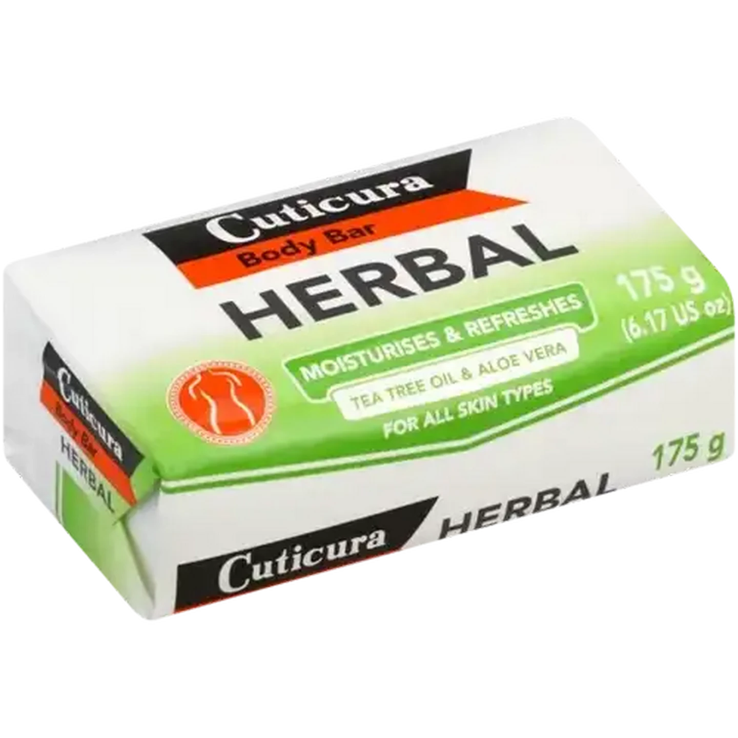 Image of Cuticura Herbal Moisturises & Refreshes Body Bar 175g