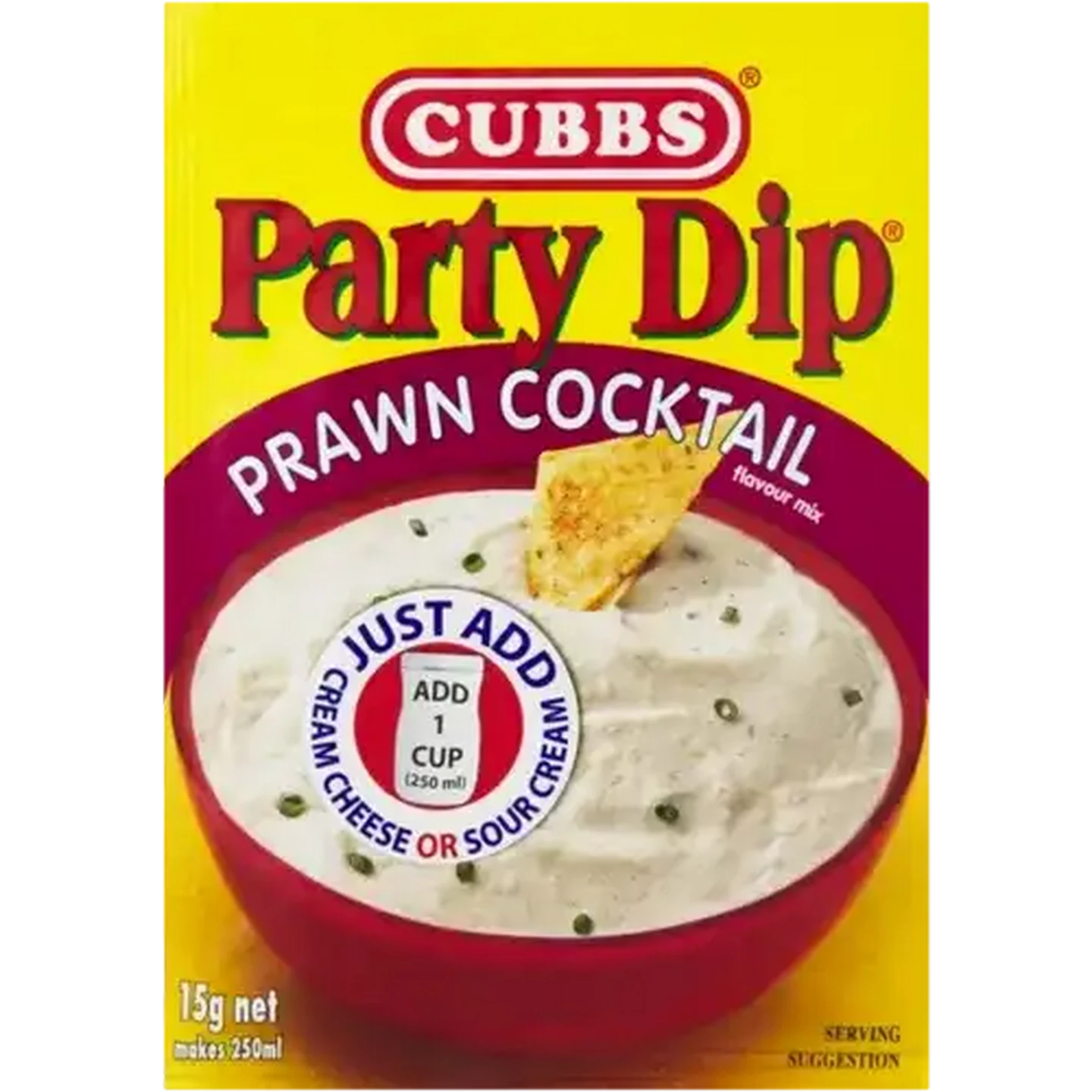 Image of Cubbs Party Dip Prawn Cocktail Flavour Mix 15g