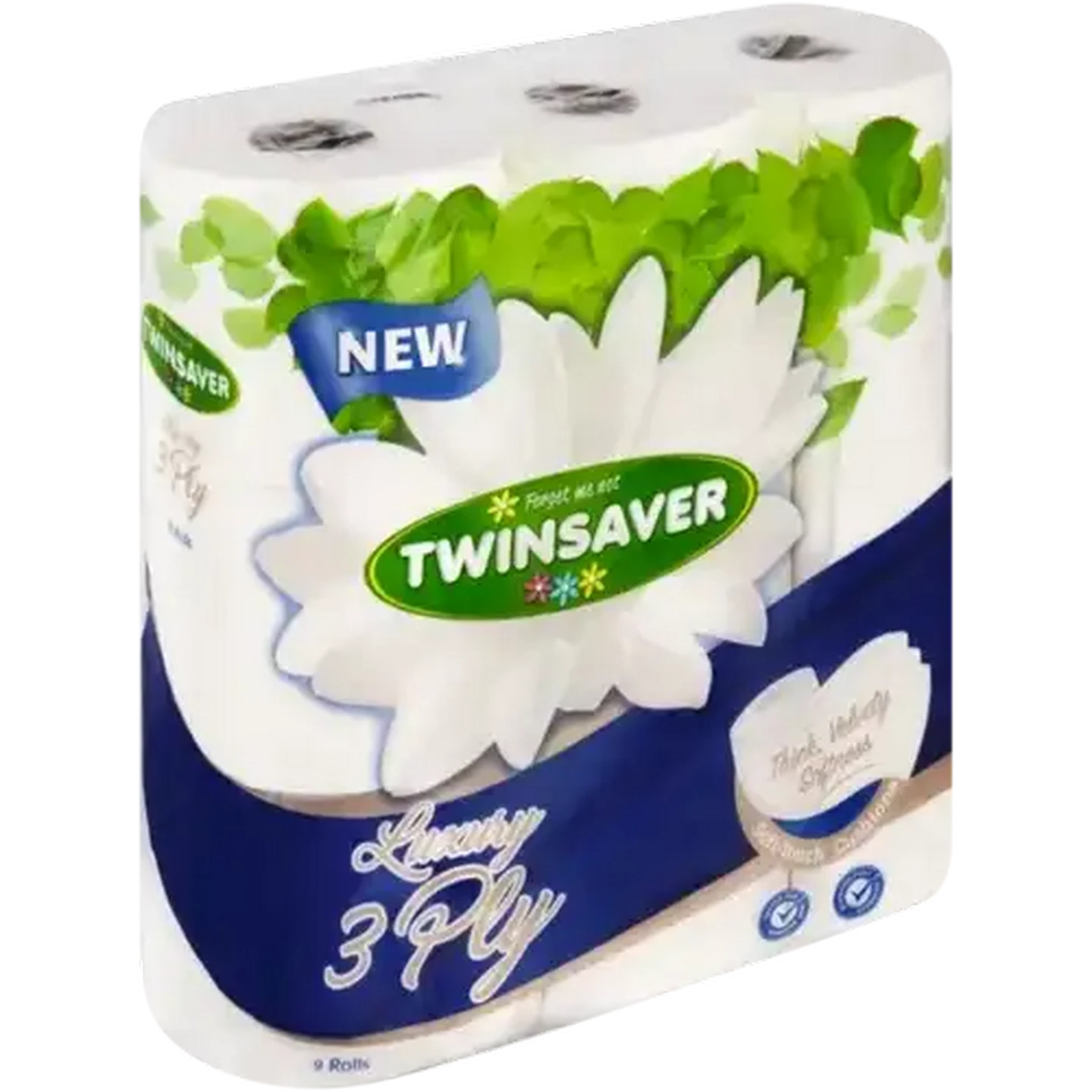 Checkers Sixty60 | Twinsaver 3 Ply Luxury Toilet Tissue Rolls 9 Pack