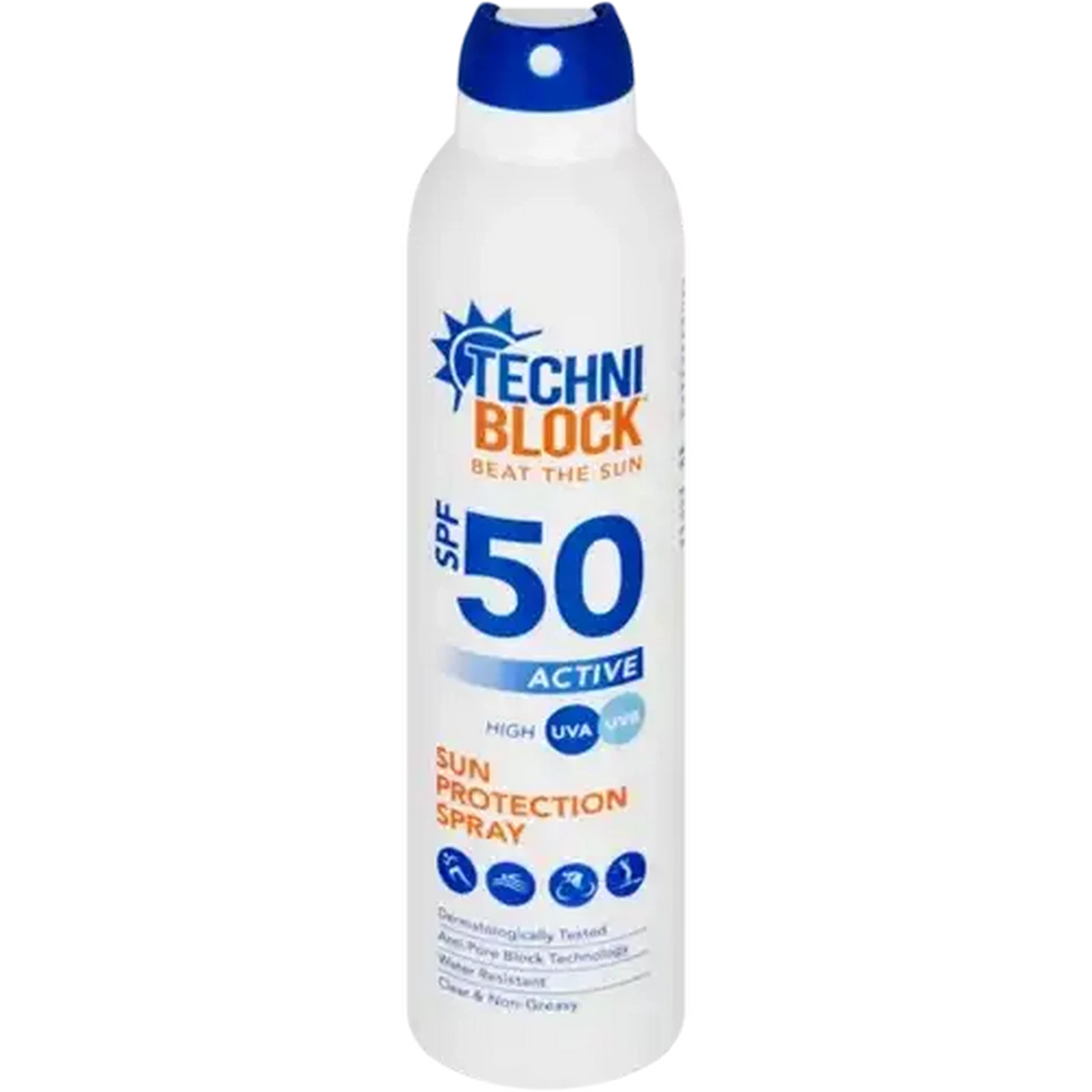 Image of Techniblock SPF50 Active Sun Protection Spray 300ml