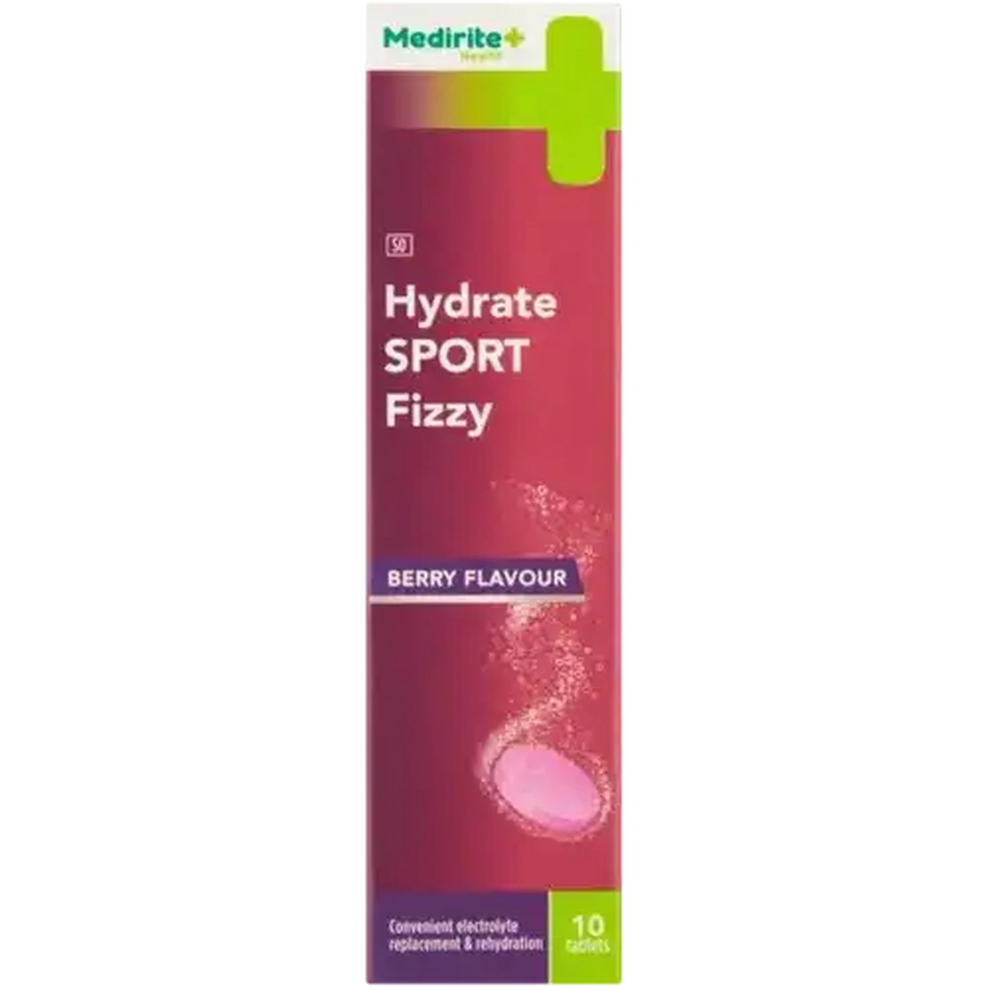 Image of Medirite Berry Hydrate Sport Fizzy 10 Pack