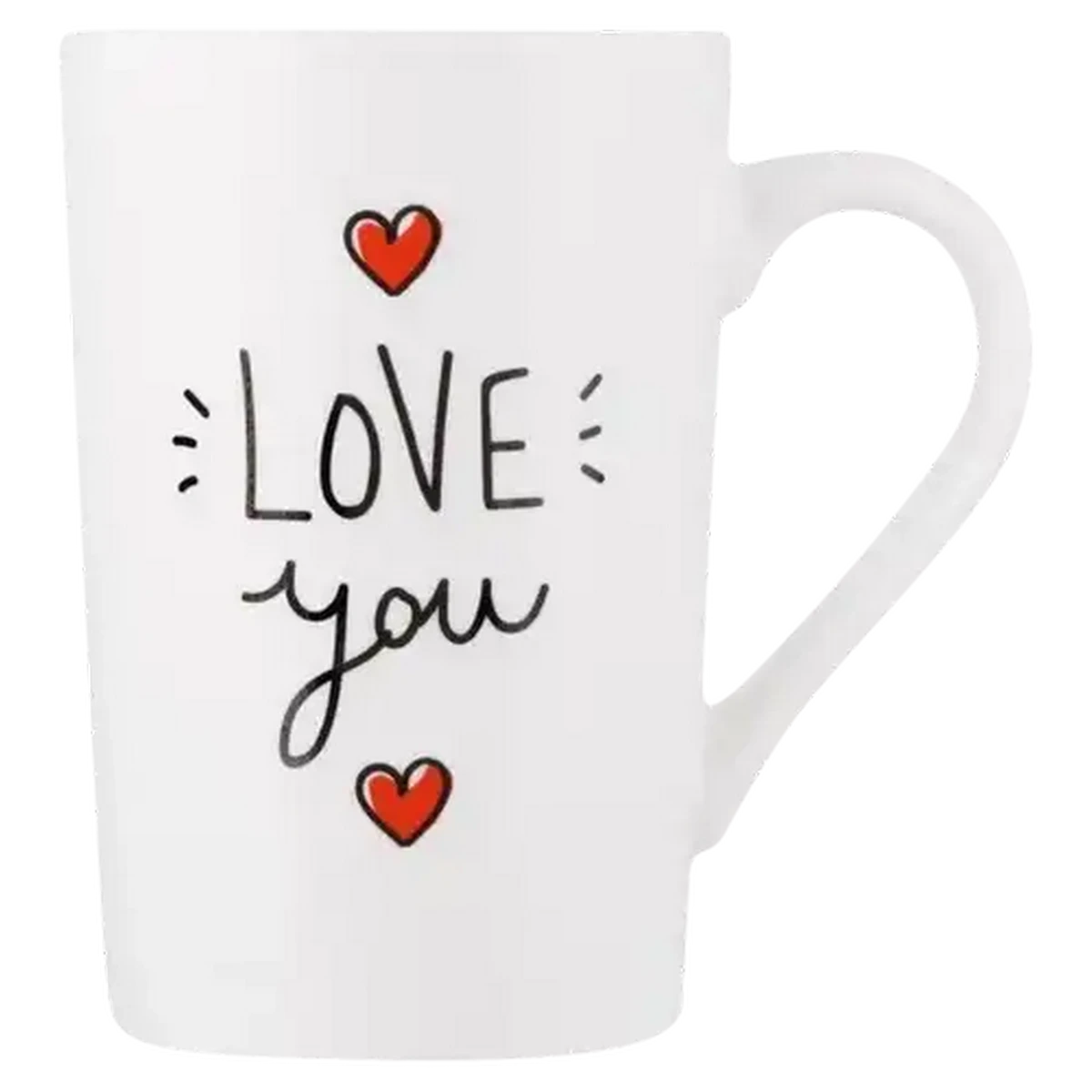Checkers Sixty60 | Red, White & Black Love You Coffee Mug