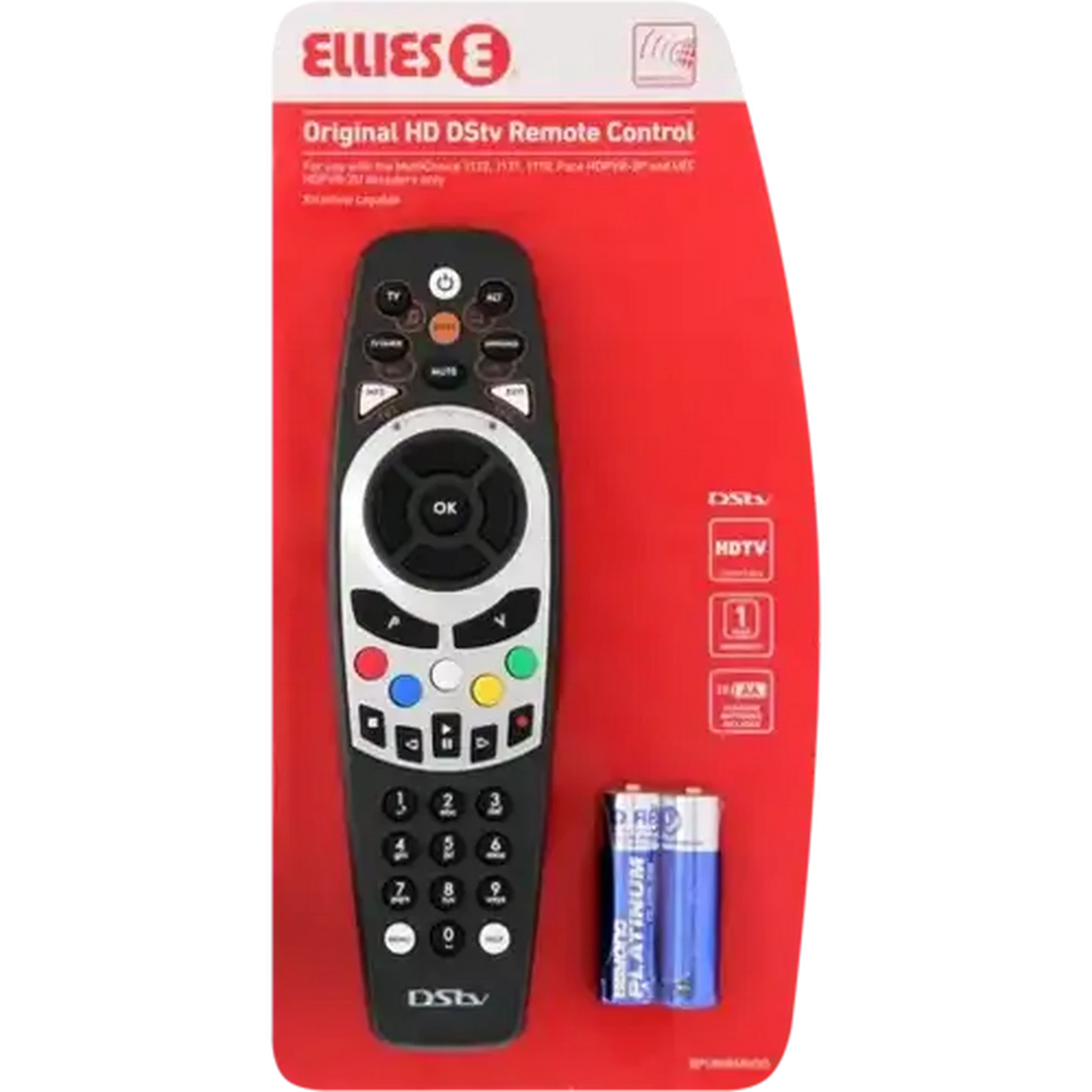Image of ELLIES BPUNIRMHDO A4 Original DStv HD Remote Control