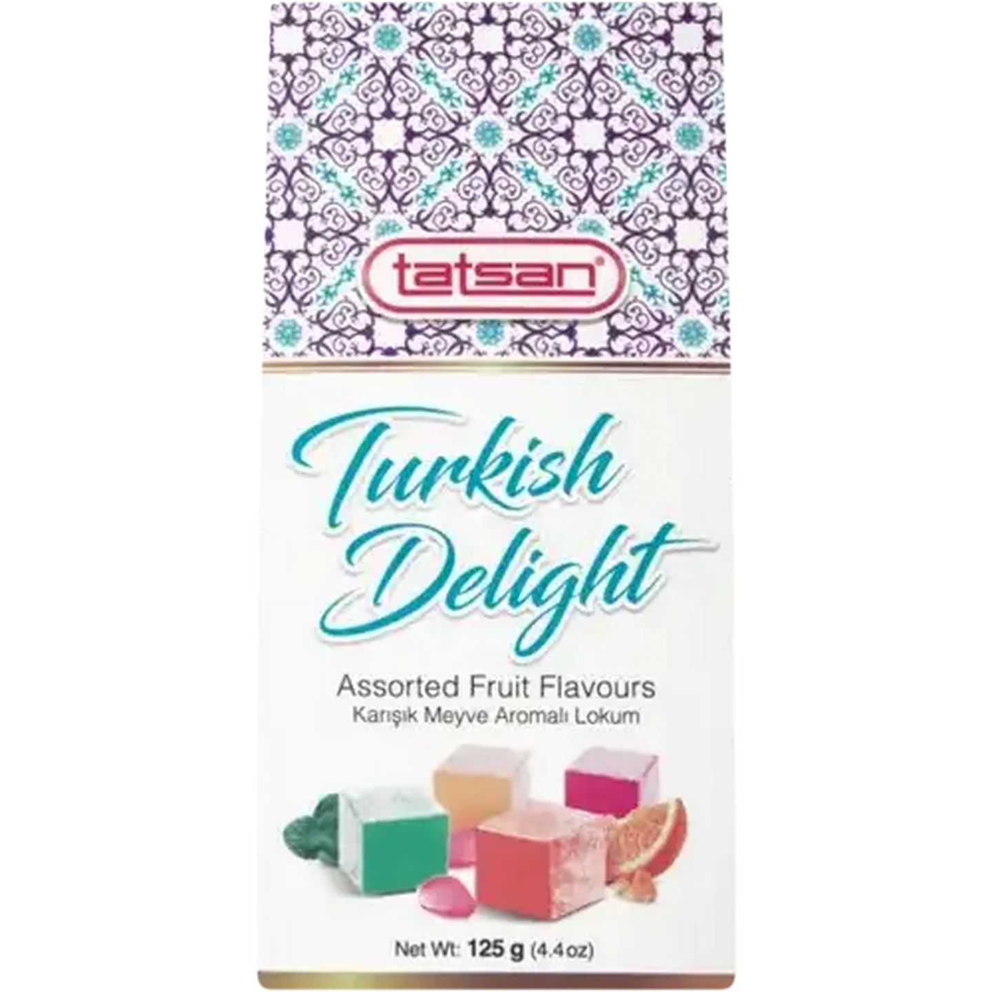 Checkers Sixty60 | TATSAN Assorted Fruit Flavours Turkish Delight 125g